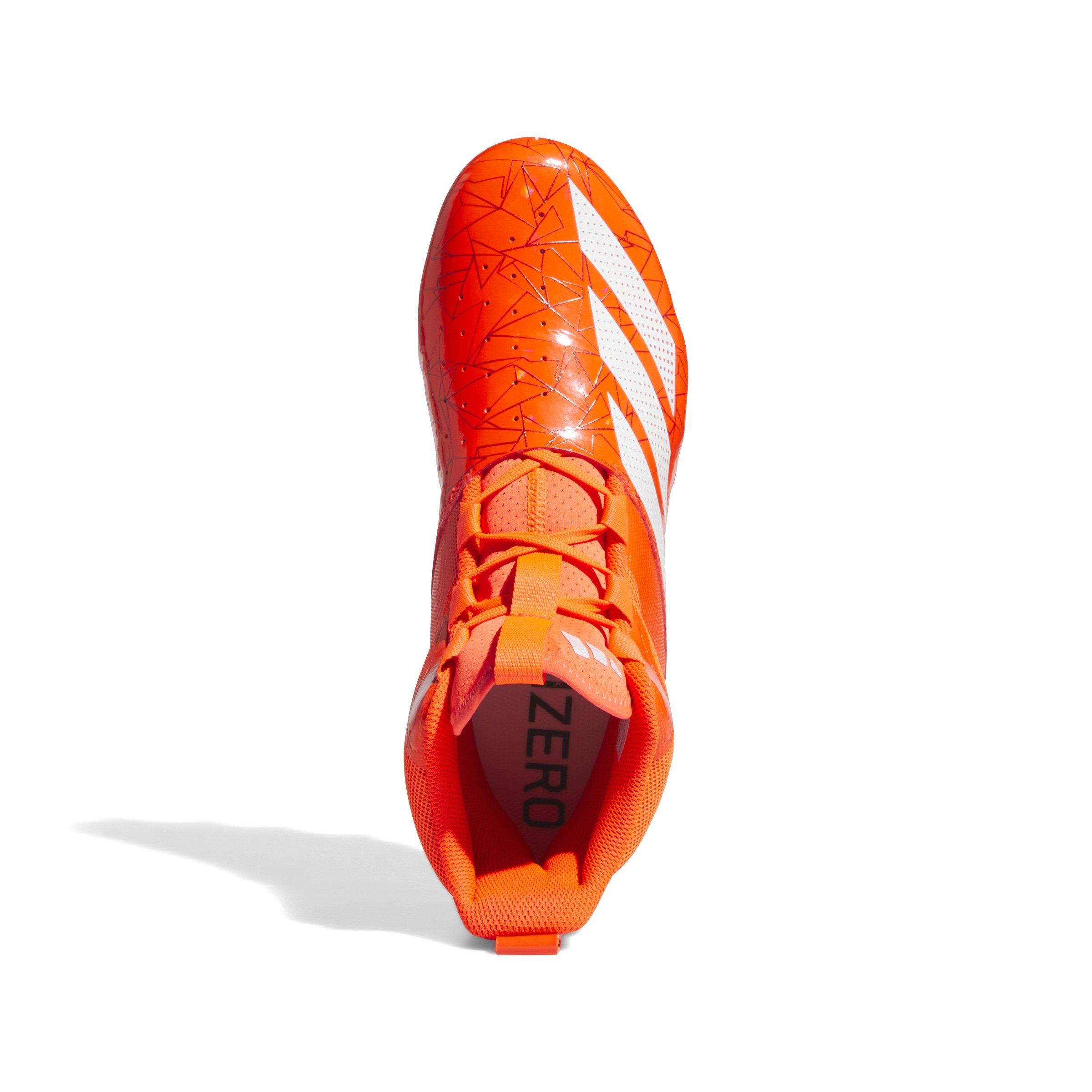 adidas adiZero Chaos AAB "Solar Red/Ftwr White/Solar Red" Unisex Lineman Football Cleat - RED/WHITE/RED Thumbnail View 5