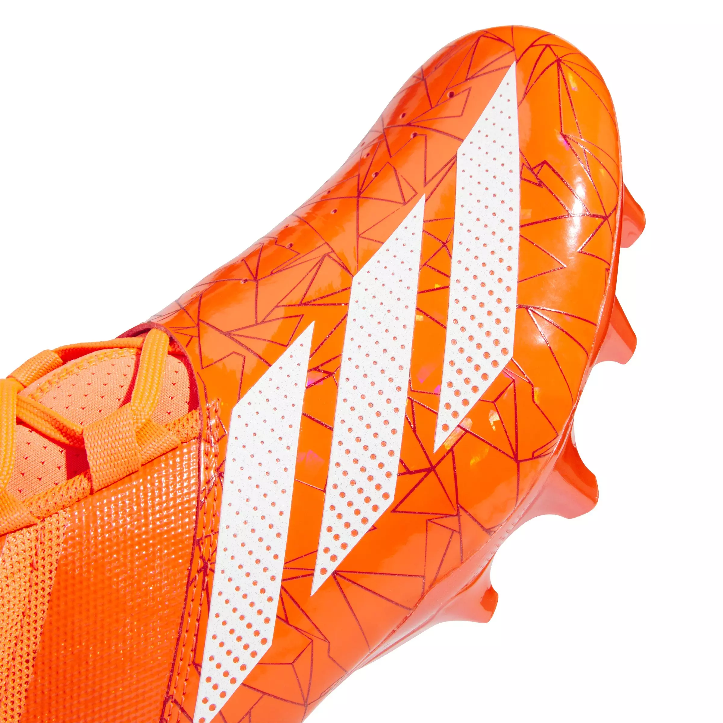 adidas adiZero Chaos AAB "Solar Red/Ftwr White/Solar Red" Unisex Lineman Football Cleat - RED/WHITE/RED