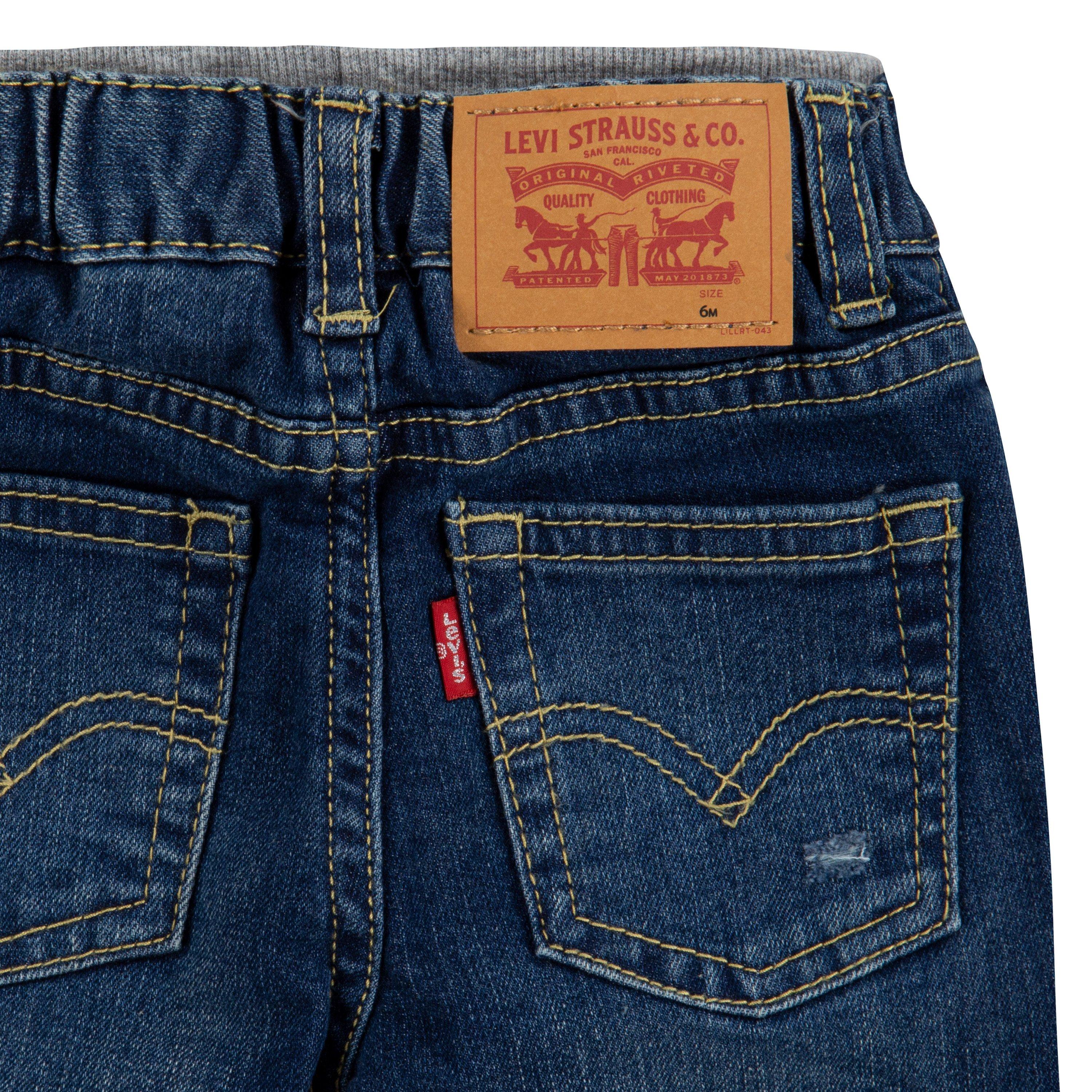 Levi's Murphy Pull On Infant Boys' PCH Blue Pants - PCH BLUE Thumbnail View 4