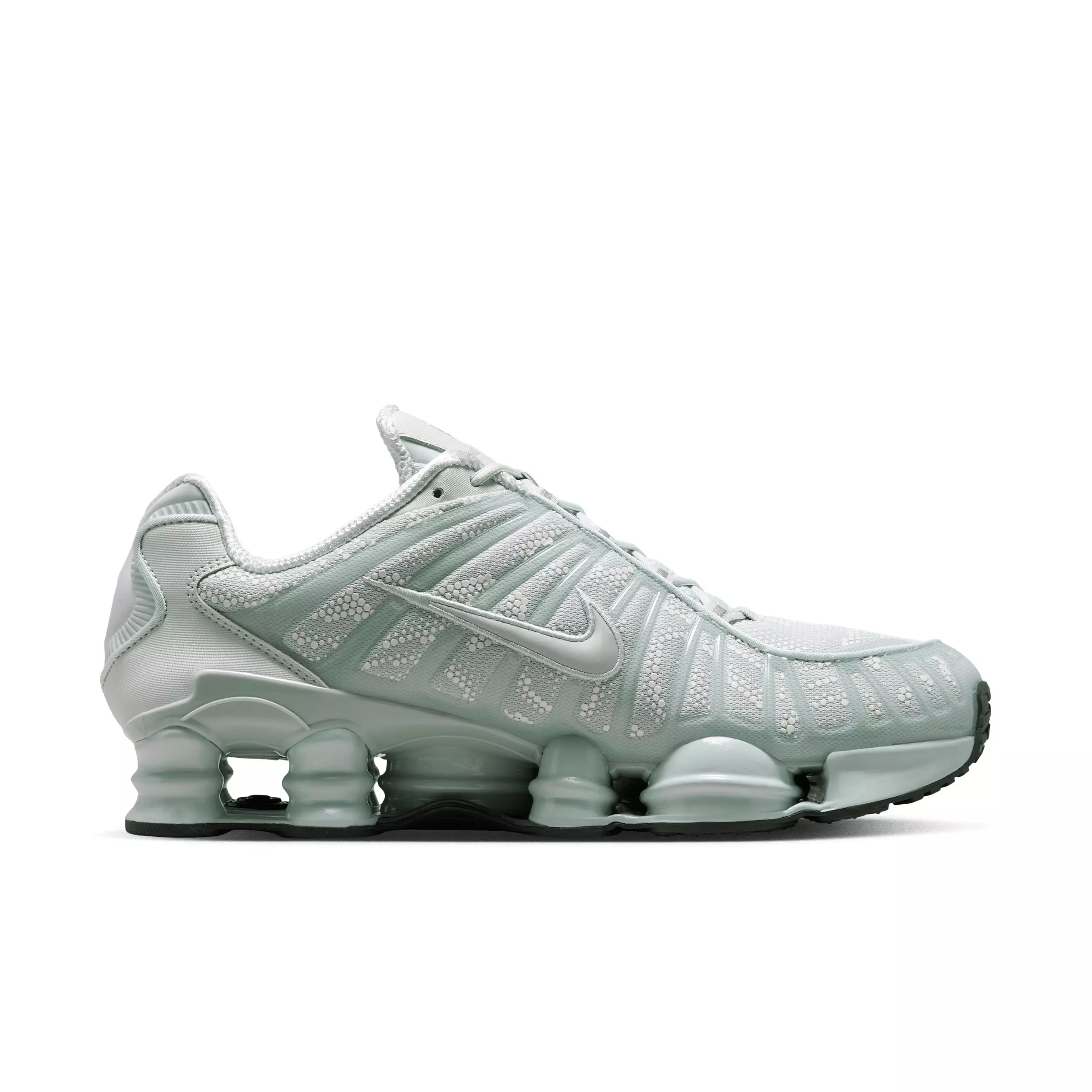 Nike Shox TL "Light Silver/Newsprint/Light Silver" Men's Shoe - LT SILVER/NEWSPRINT/LT SILVER