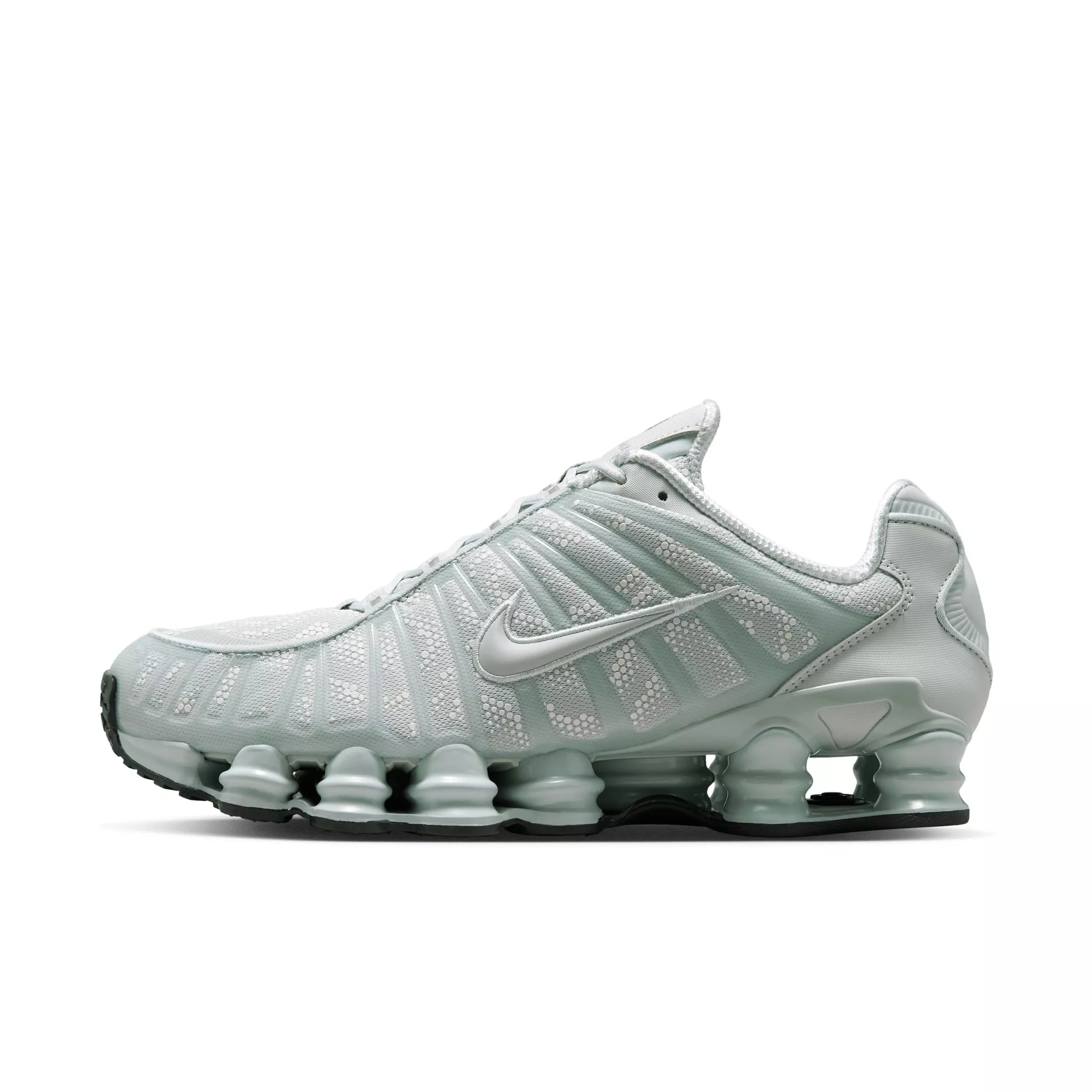 Nike Shox TL "Light Silver/Newsprint/Light Silver" Men's Shoe - LT SILVER/NEWSPRINT/LT SILVER