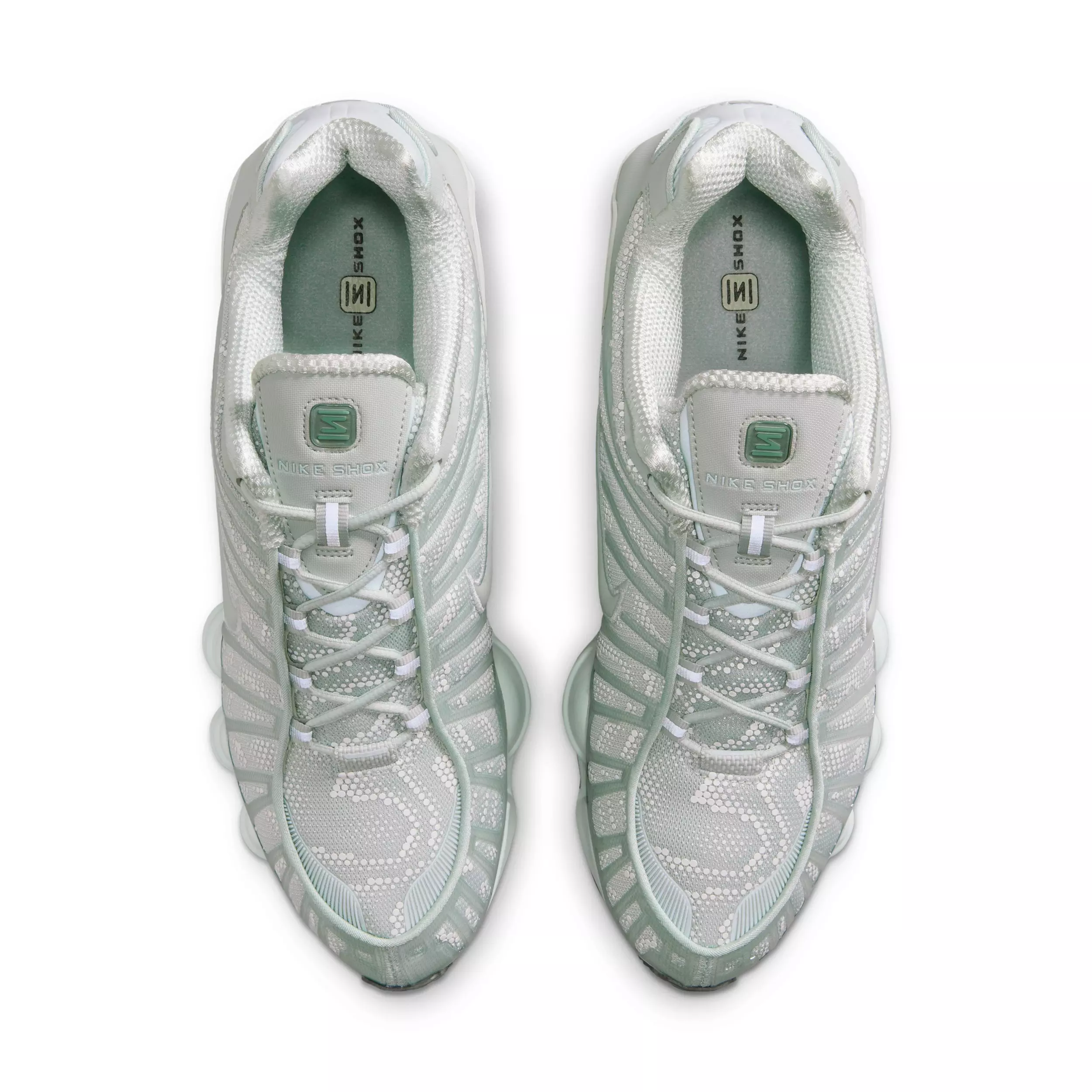 Nike Shox TL "Light Silver/Newsprint/Light Silver" Men's Shoe - LT SILVER/NEWSPRINT/LT SILVER