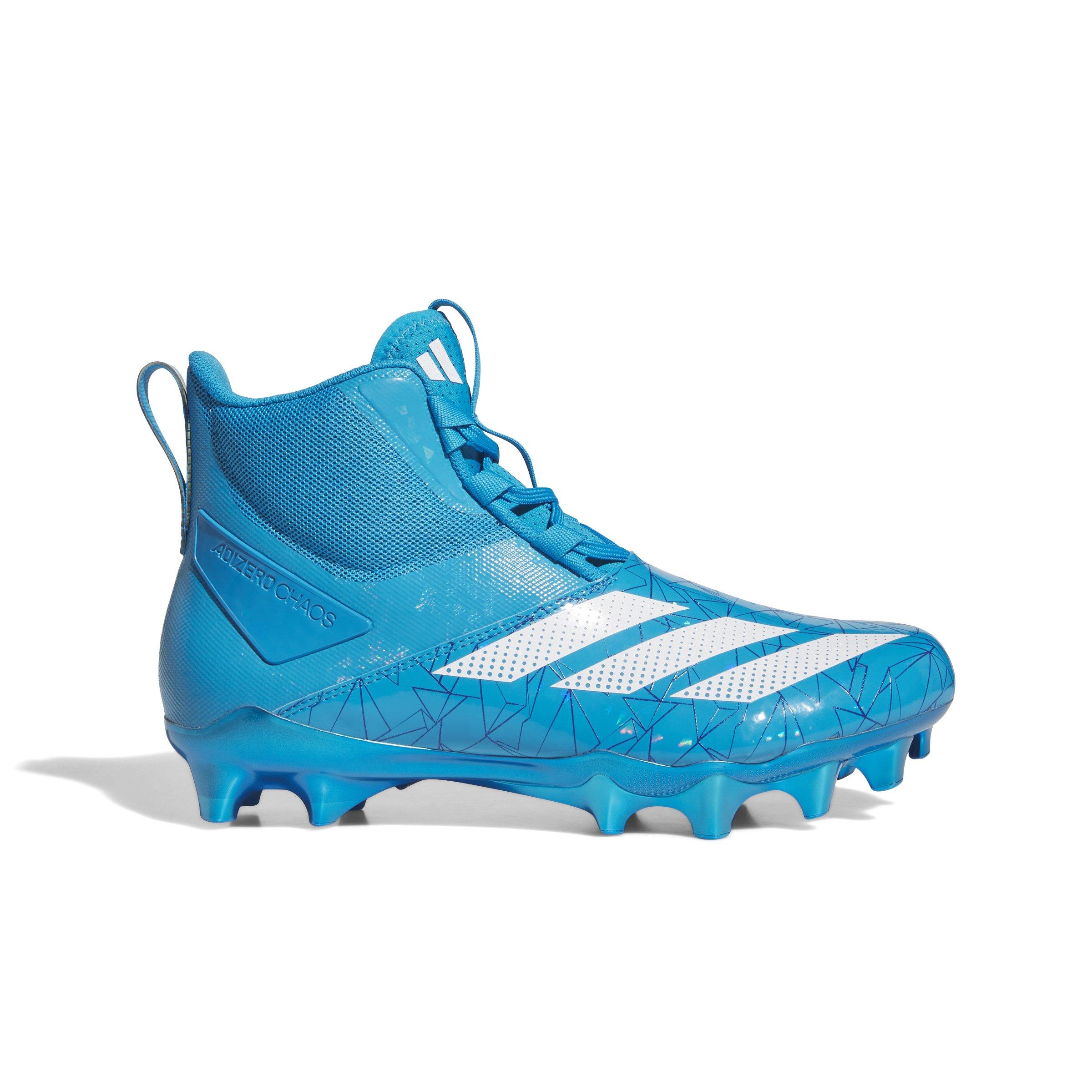 adidas adiZero Chaos AAB "Solar Blue/Ftwr White/Solar Blue" Unisex Lineman Football Cleat - BLUE/WHITE/BLUE Thumbnail View 1