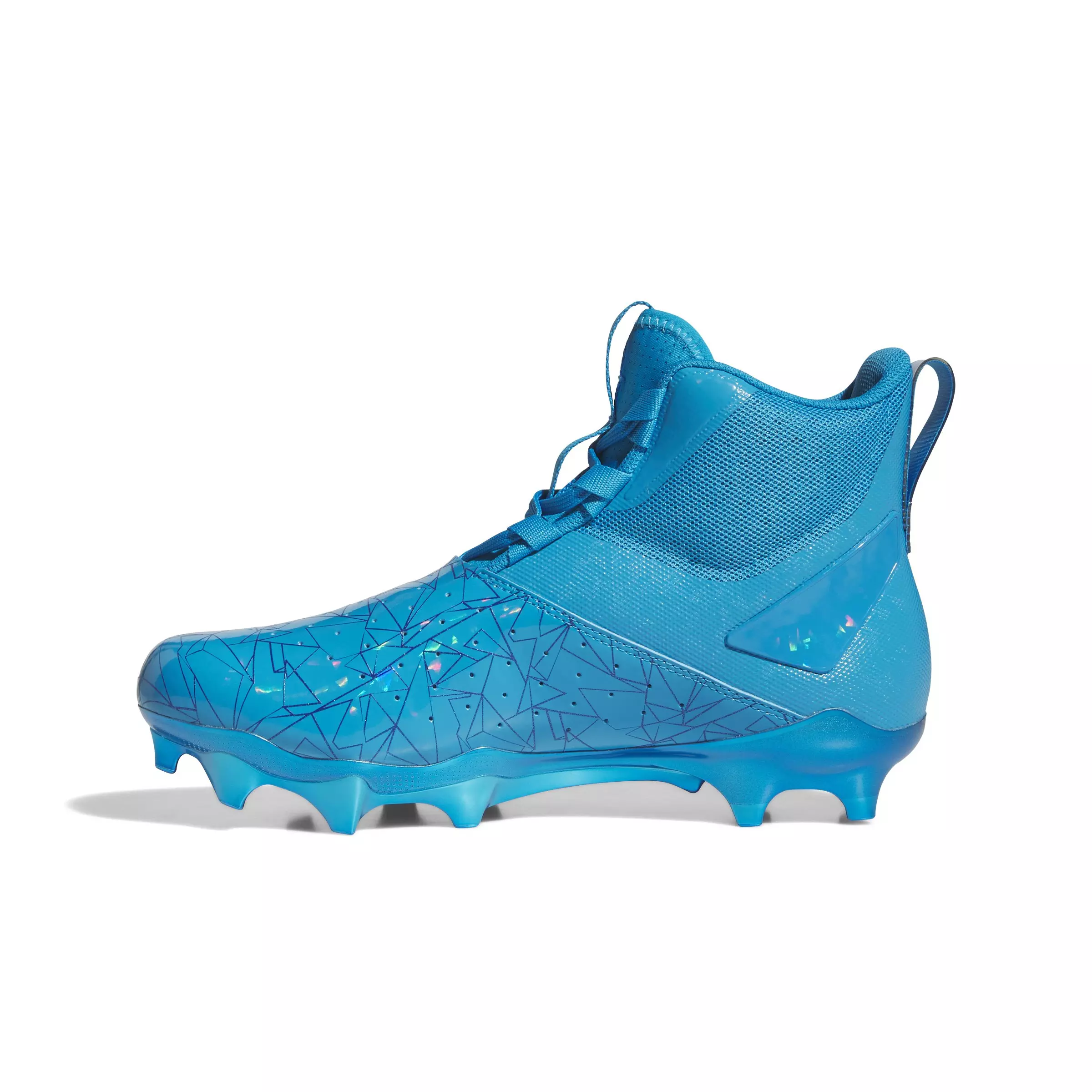 adidas adiZero Chaos AAB "Solar Blue/Ftwr White/Solar Blue" Unisex Lineman Football Cleat - BLUE/WHITE/BLUE