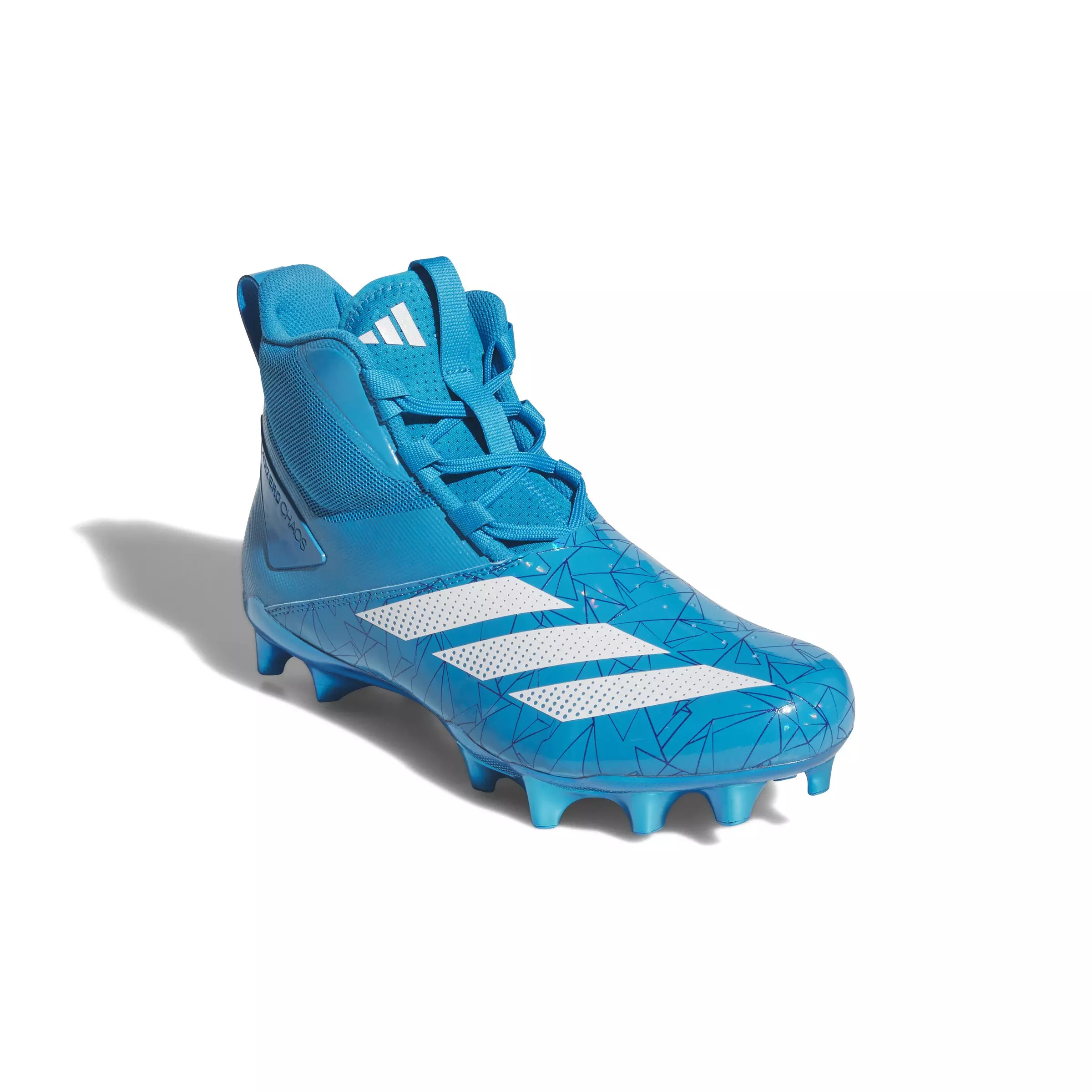 adidas adiZero Chaos AAB "Solar Blue/Ftwr White/Solar Blue" Unisex Lineman Football Cleat - BLUE/WHITE/BLUE