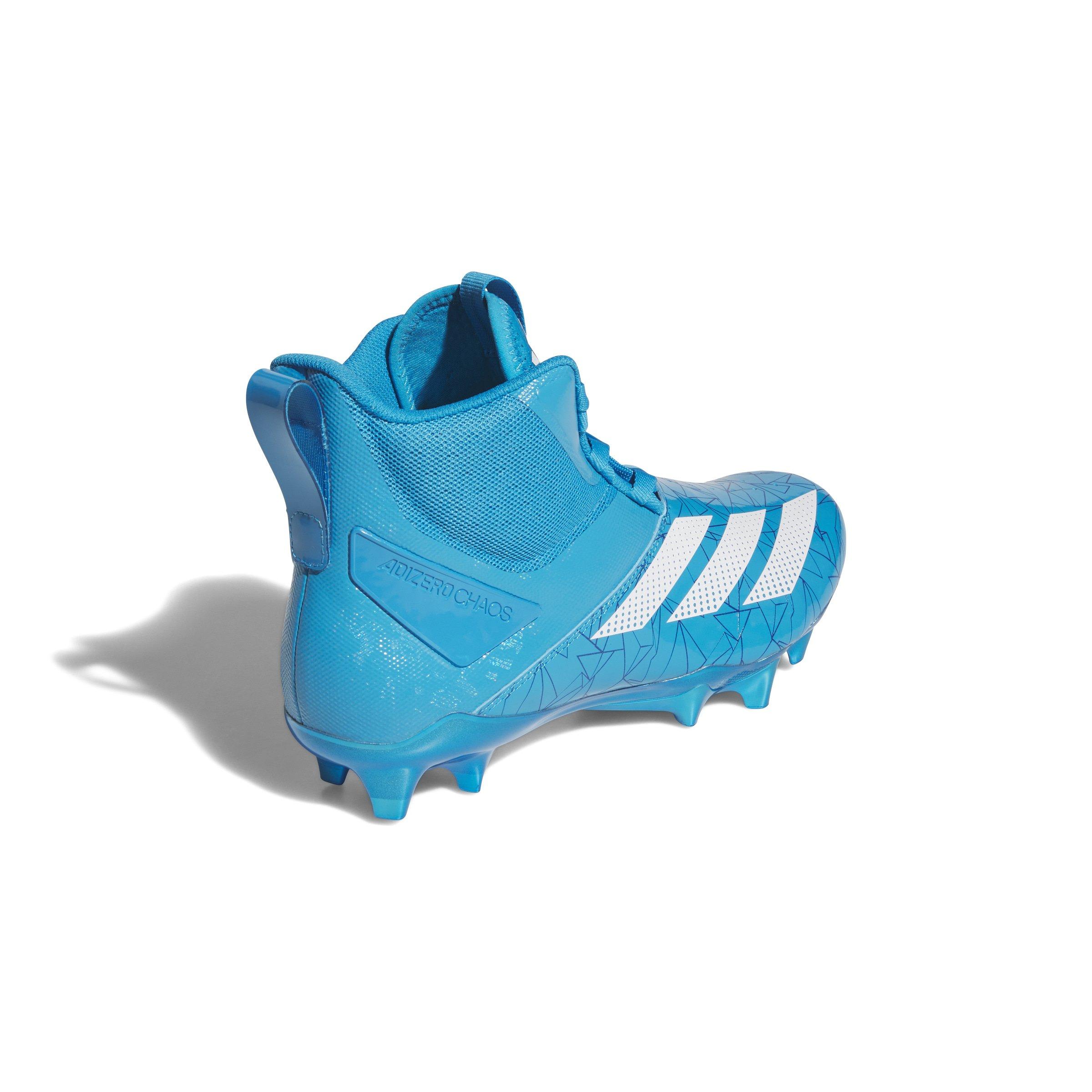 adidas adiZero Chaos AAB "Solar Blue/Ftwr White/Solar Blue" Unisex Lineman Football Cleat - BLUE/WHITE/BLUE Thumbnail View 4