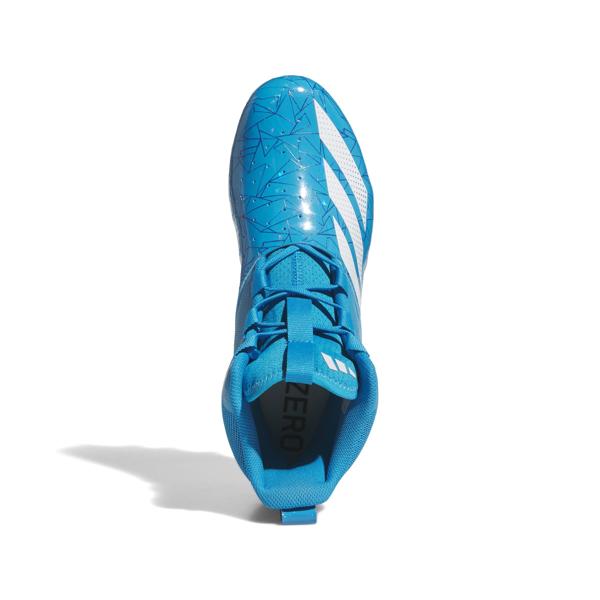 adidas adiZero Chaos AAB "Solar Blue/Ftwr White/Solar Blue" Unisex Lineman Football Cleat - BLUE/WHITE/BLUE Thumbnail View 5