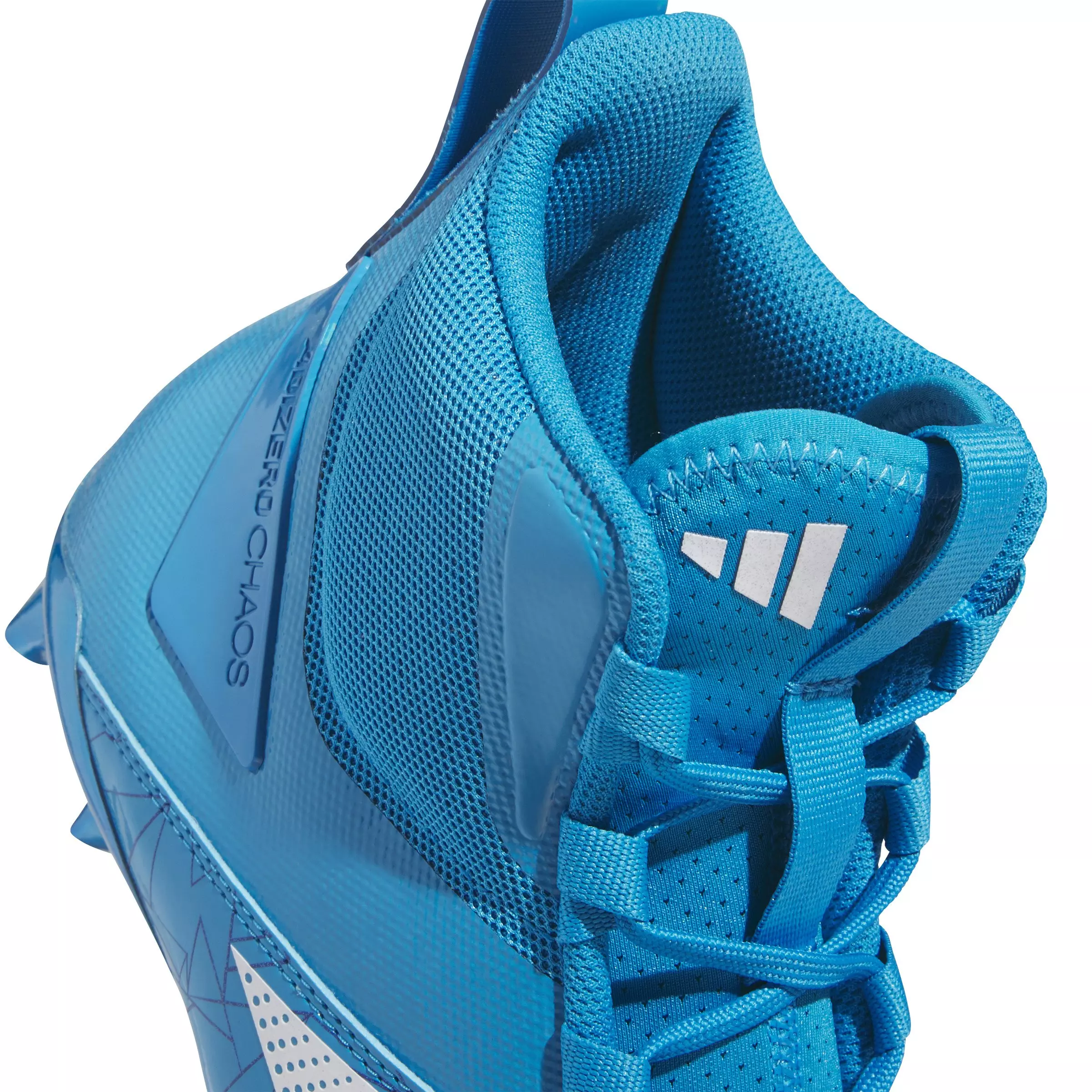 adidas adiZero Chaos AAB "Solar Blue/Ftwr White/Solar Blue" Unisex Lineman Football Cleat - BLUE/WHITE/BLUE