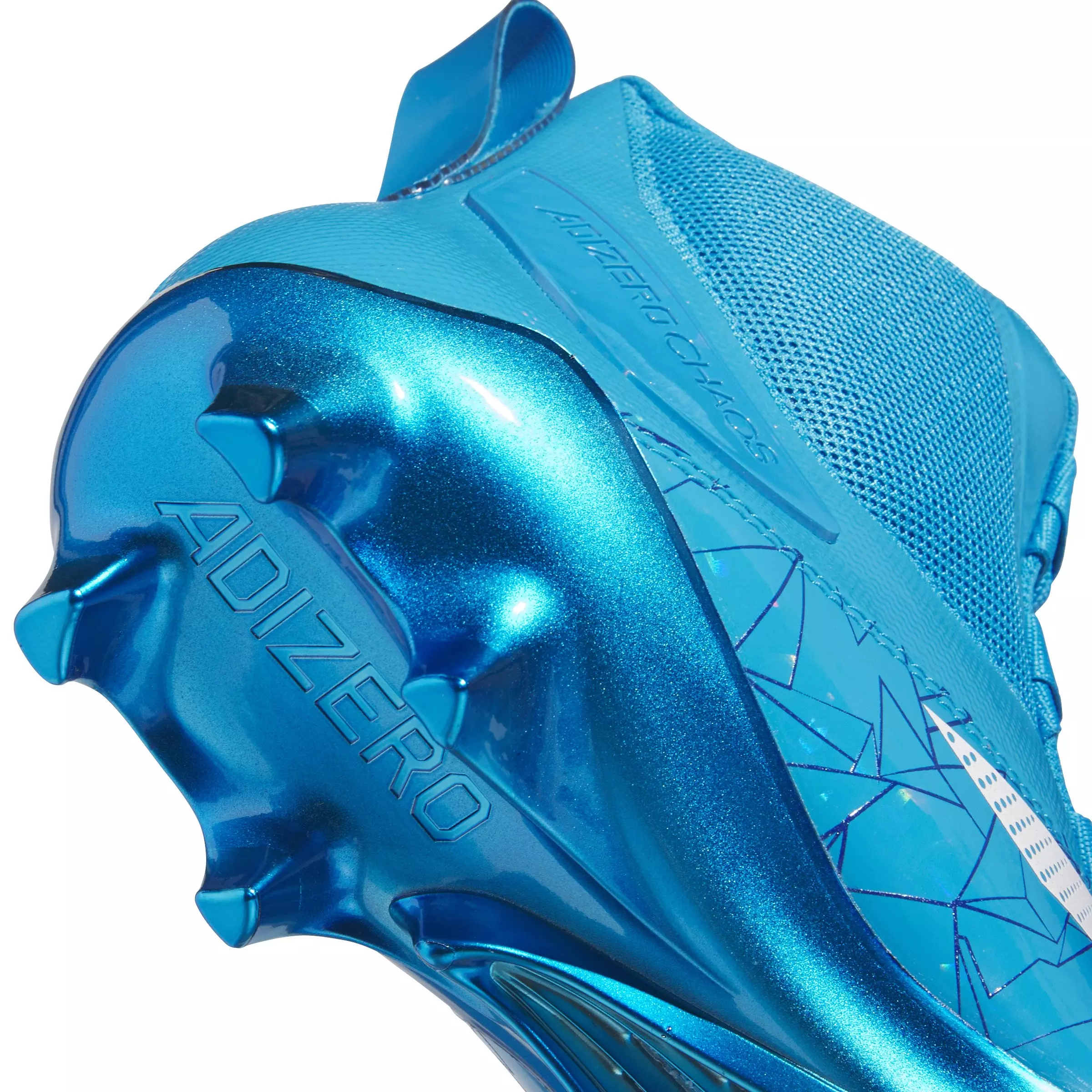 adidas adiZero Chaos AAB "Solar Blue/Ftwr White/Solar Blue" Unisex Lineman Football Cleat - BLUE/WHITE/BLUE