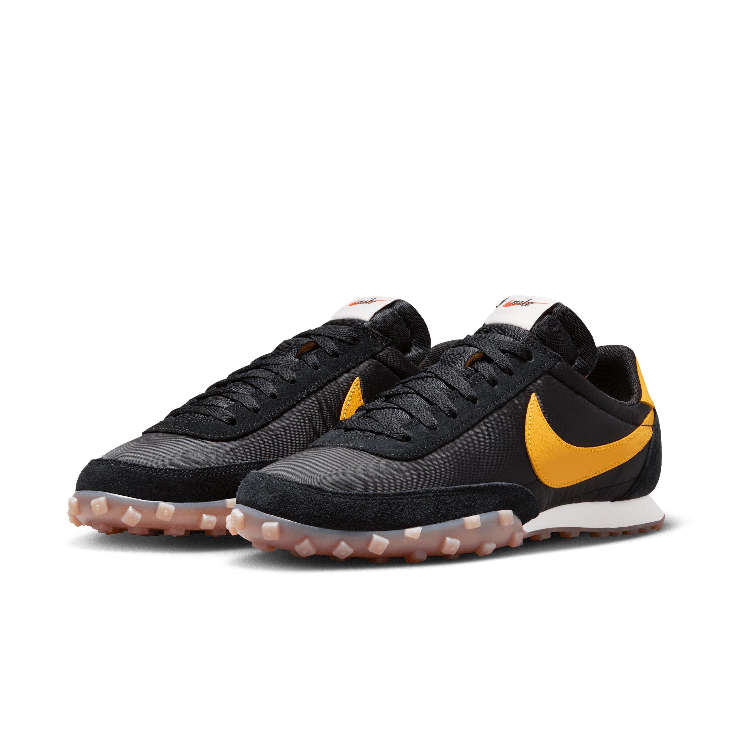 Nike Waffle Racer "Black/Sail/Gum Medium Brown/University Gold" Men's Shoe - BLACK/SAIL/MD BROWN/GOLD Thumbnail View 3