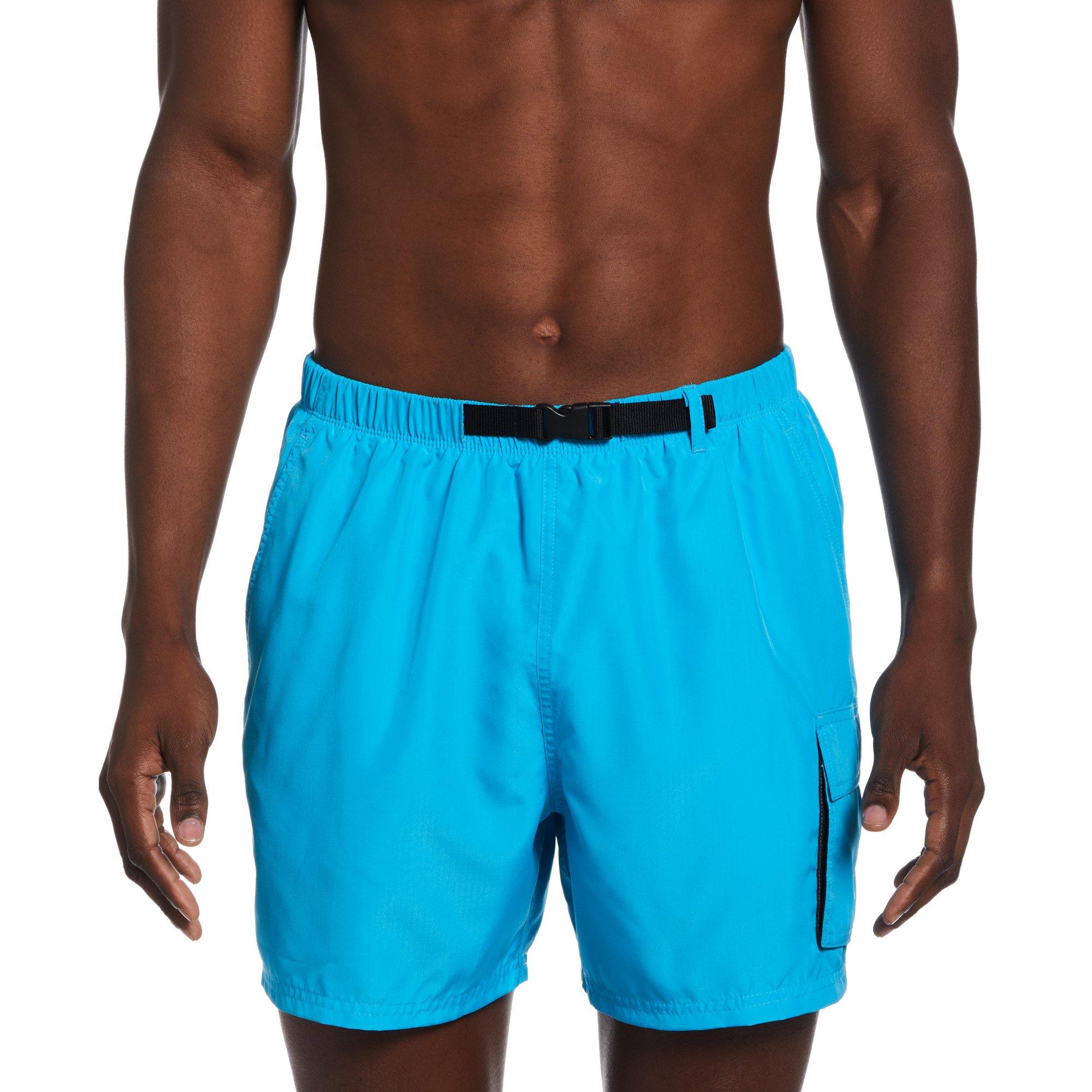 Nike Men's 5 Belted Packable Swim Trunks