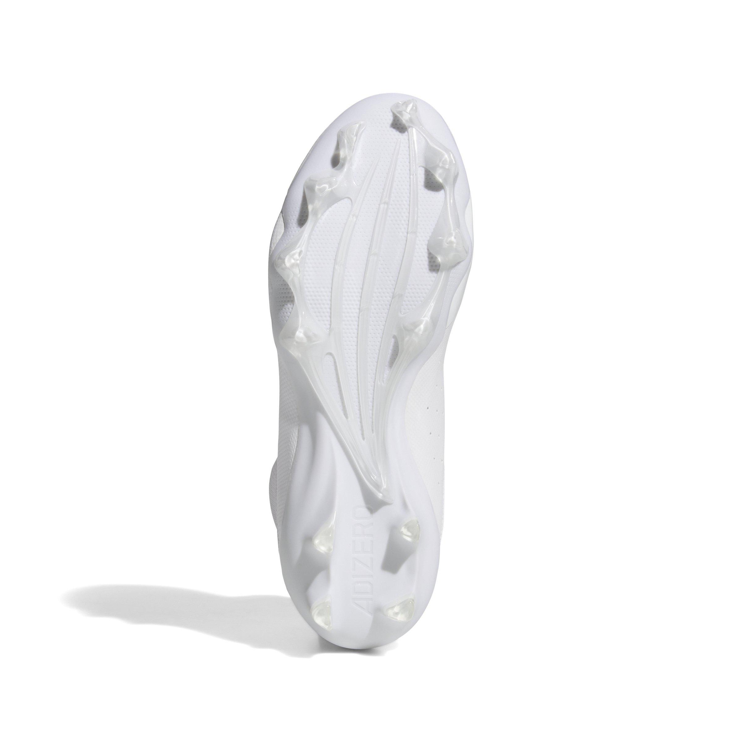 adidas Adizero Chaos "Ftwr White/Silver Metallic/Ftwr White" Unisex Linemen Football Cleat - WHITE/SILVER/WHITE Thumbnail View 6