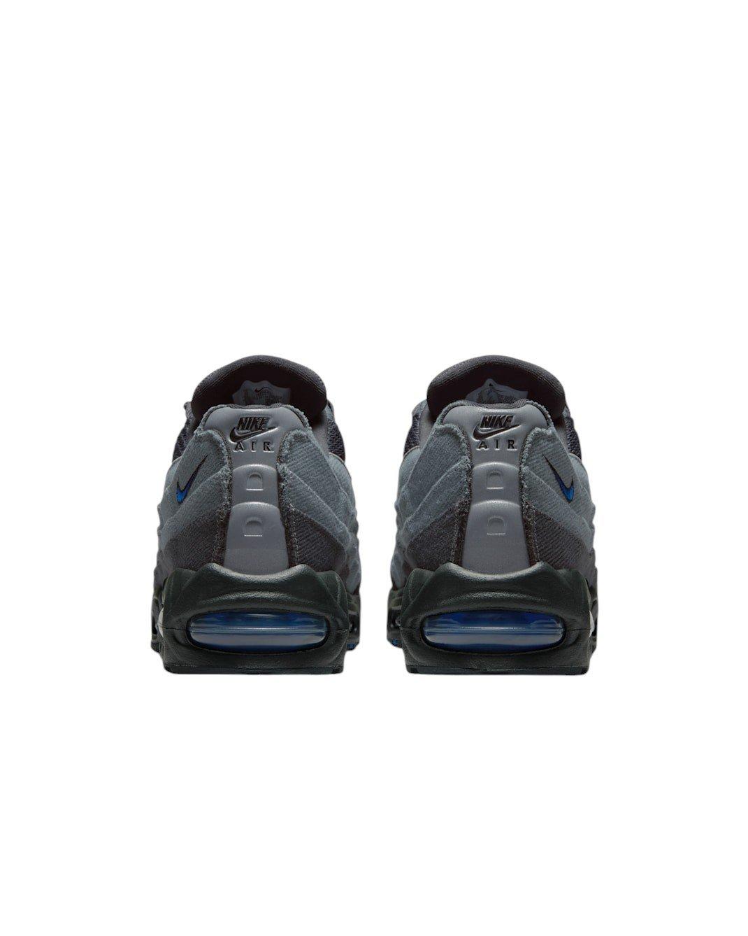 Nike Air Max 95 Big Bubble "Smoke Grey/Anthracite/Black/Racer Blue" Men's Shoe - GREY/ANTHRACITE/BLACK/BLUE