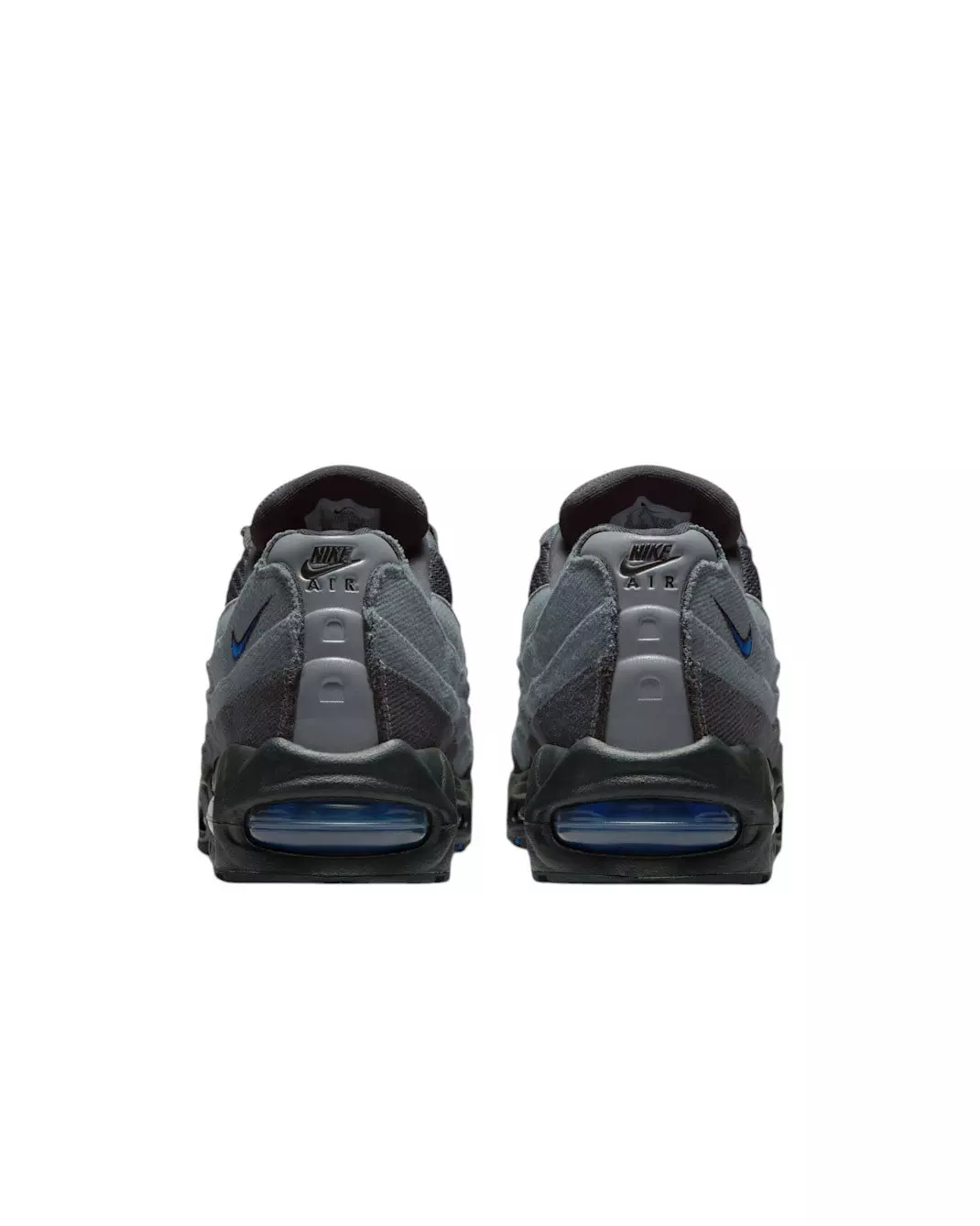 Nike Air Max 95 Big Bubble "Smoke Grey/Anthracite/Black/Racer Blue" Men's Shoe - GREY/ANTHRACITE/BLACK/BLUE