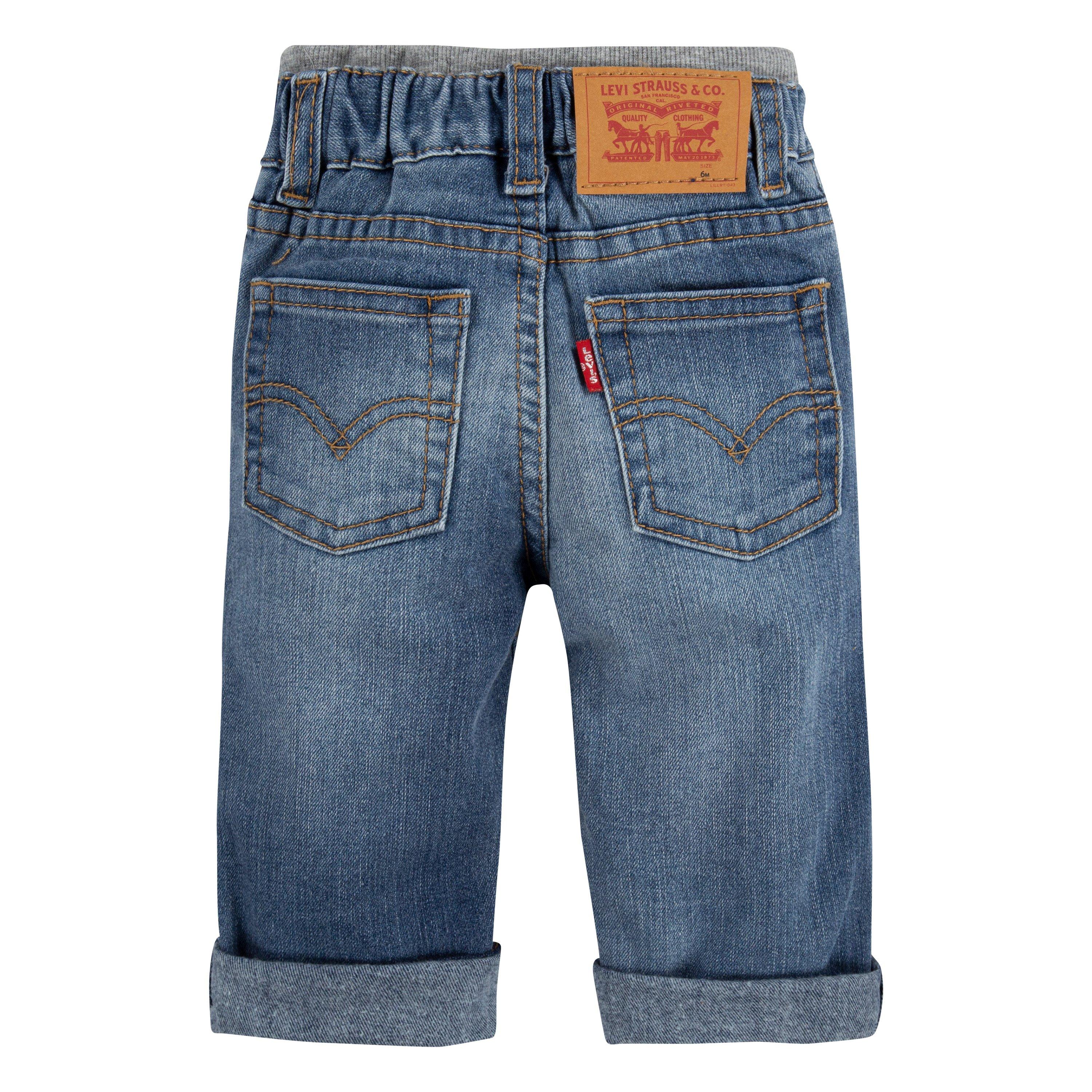 Levi's Infant Boys' Murphy Pull On Pants - Vintage Sky - VINTAGE SKY Thumbnail View 2