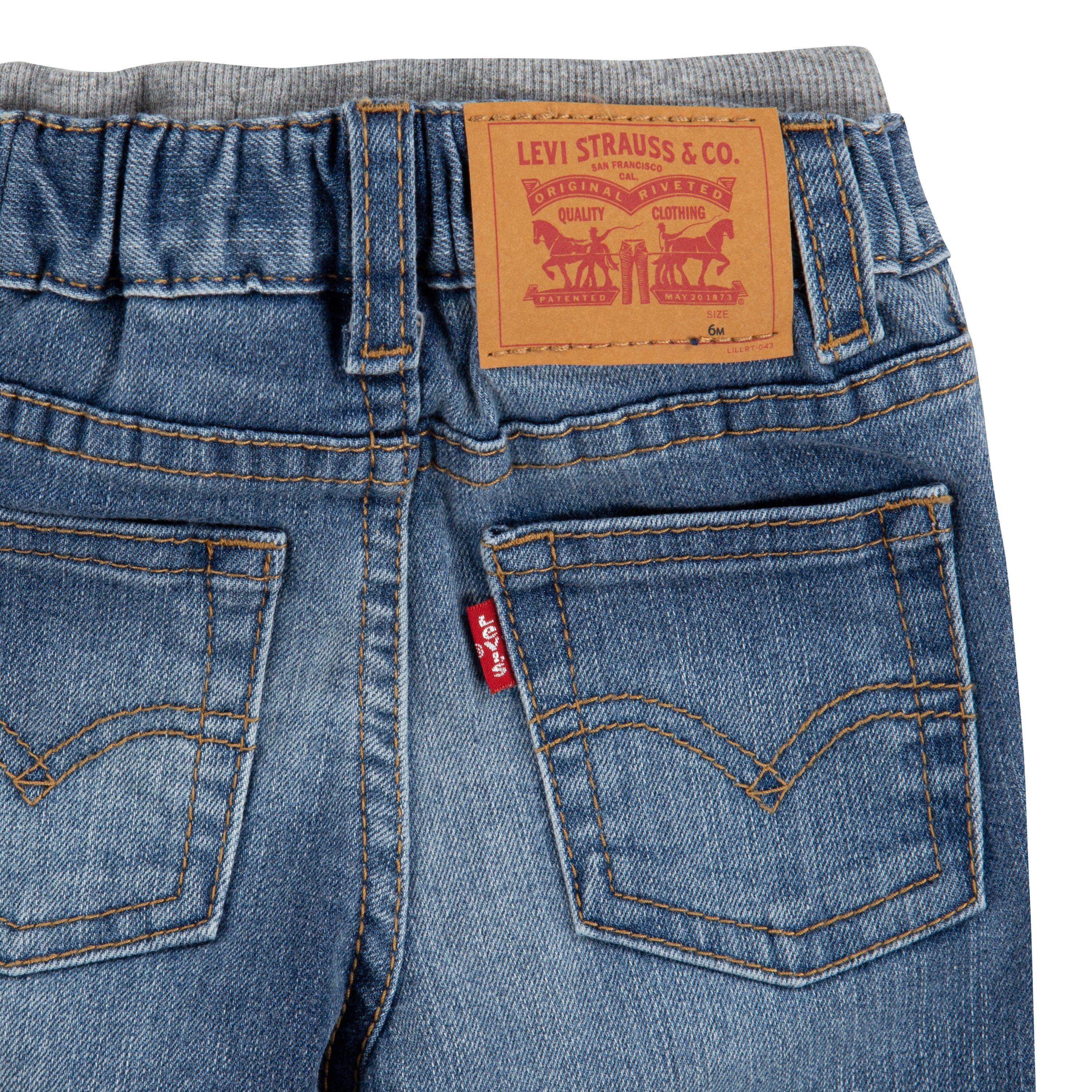 Levi's Infant Boys' Murphy Pull On Pants - Vintage Sky - VINTAGE SKY Thumbnail View 4