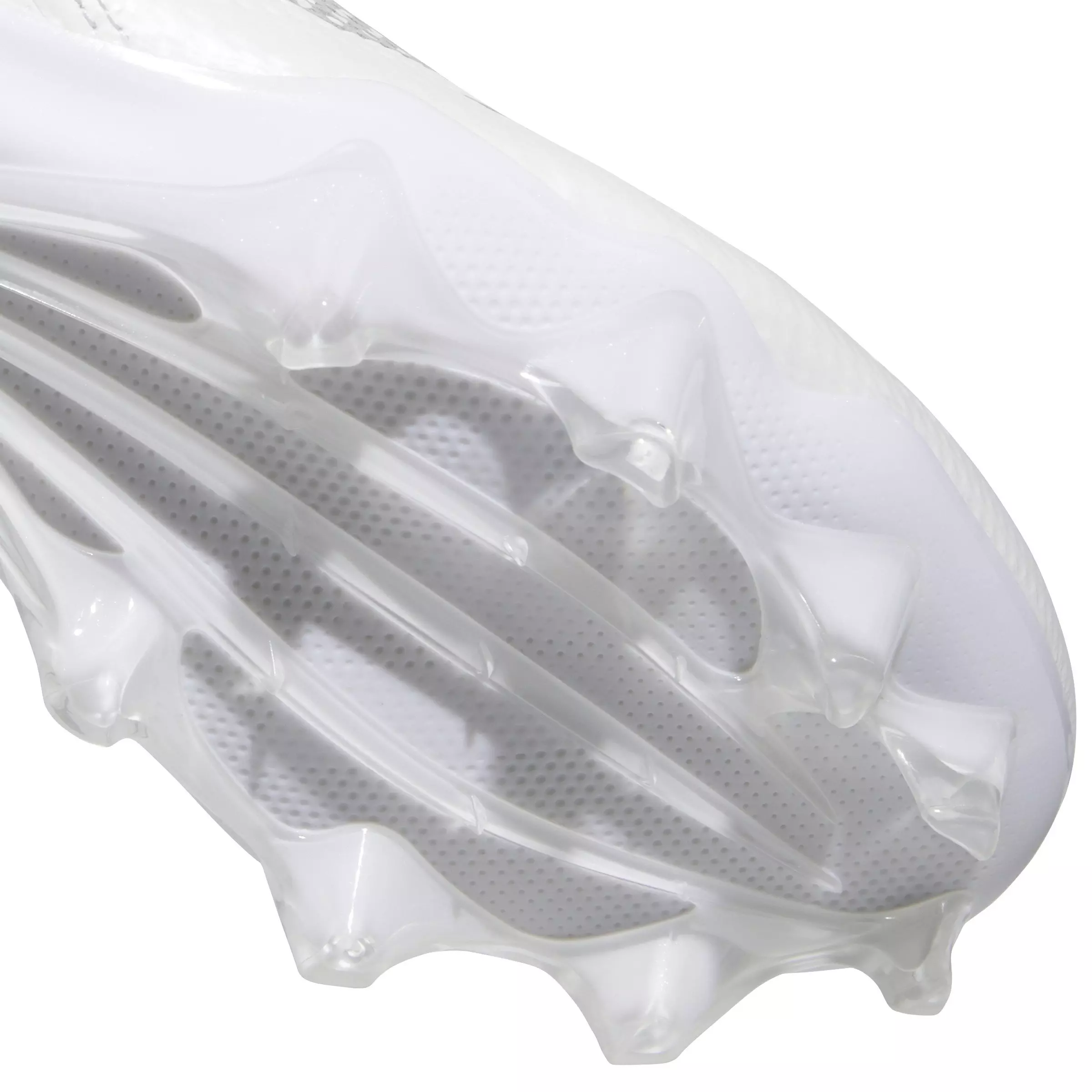 adidas Adizero Impact "Ftwr White/Silver Metallic/Ftwr White" Unisex Football Cleat - WHITE/SILVER/WHITE