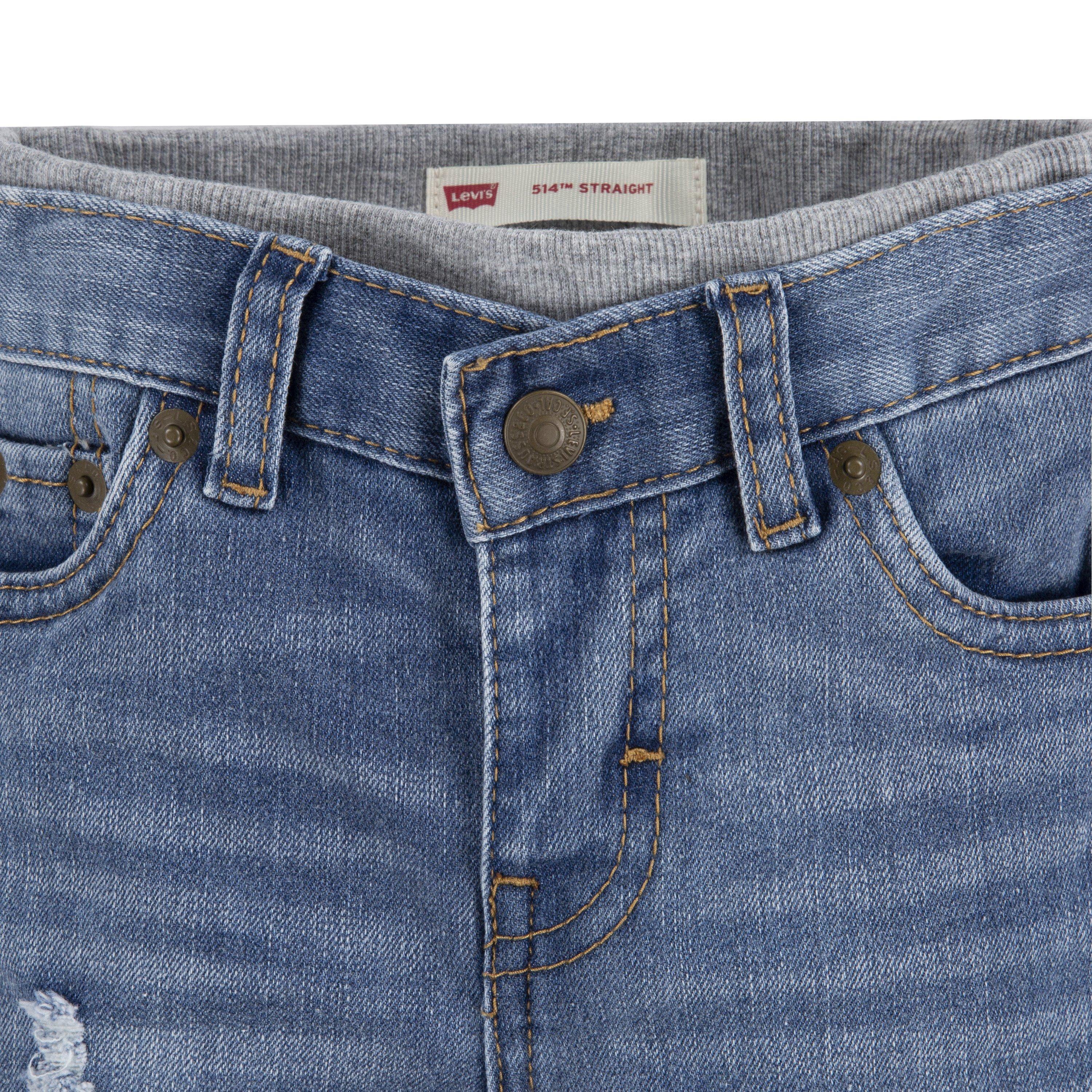 Levi's Baby Boys' Murphy Pull On Vintage Sky Pants - VINTAGE SKY Thumbnail View 3