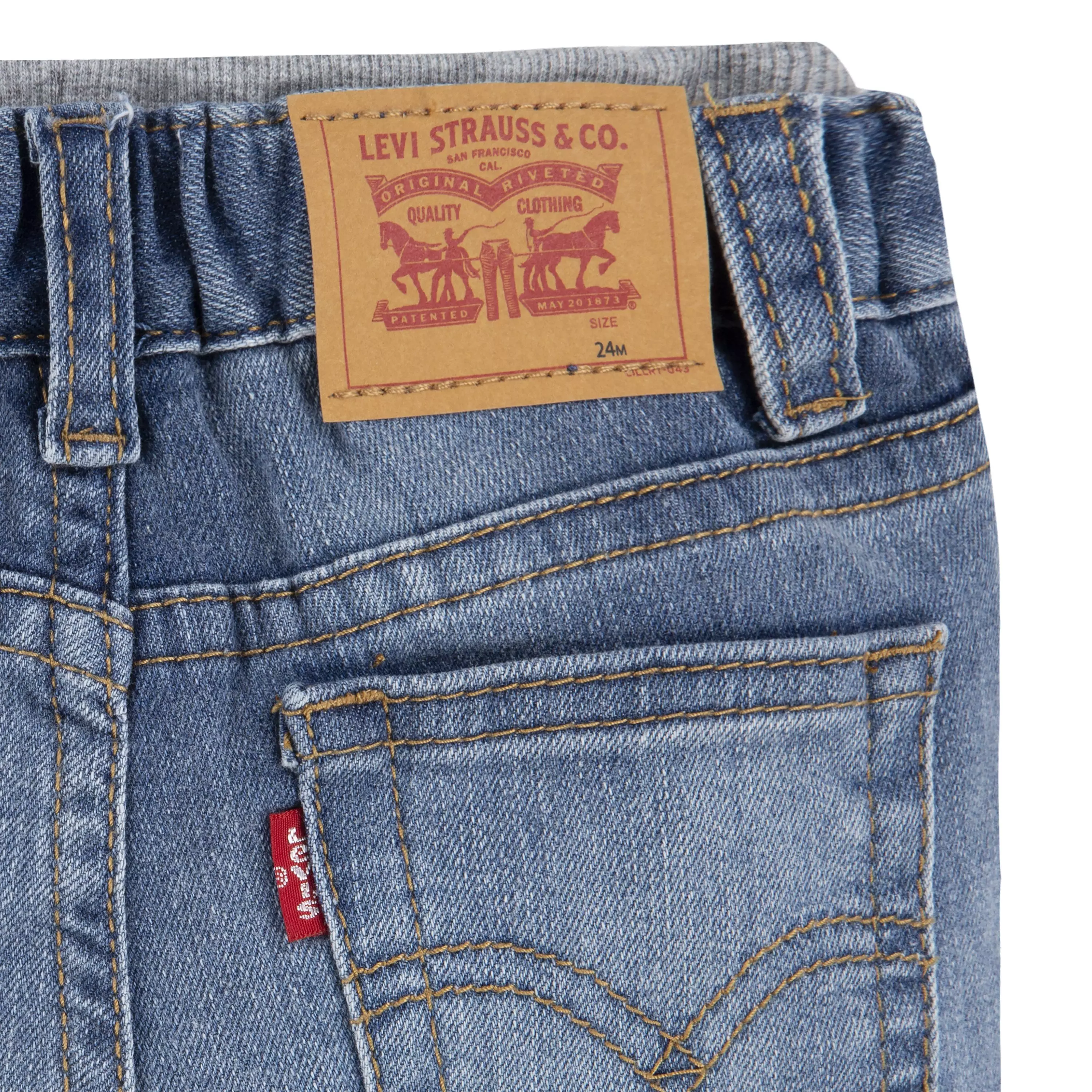 Levi's Baby Boys' Murphy Pull On Vintage Sky Pants - VINTAGE SKY