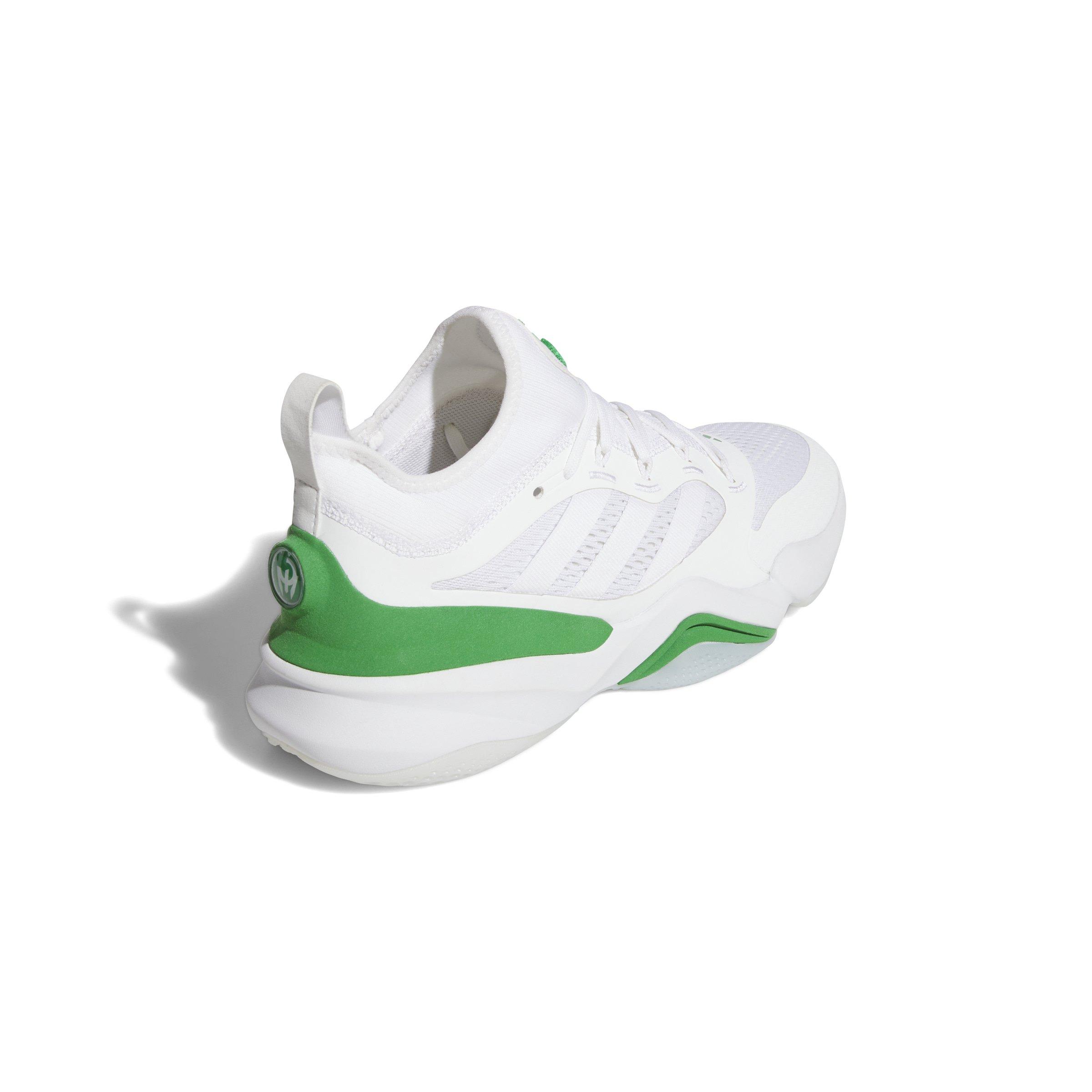 adidas Mahomes 2 Impact FLX Fairway Turf "Ftwr White/Ftwr White/Ftwr White" Unisex Football Shoe - WHITE/GREEN/WHITE Thumbnail View 4