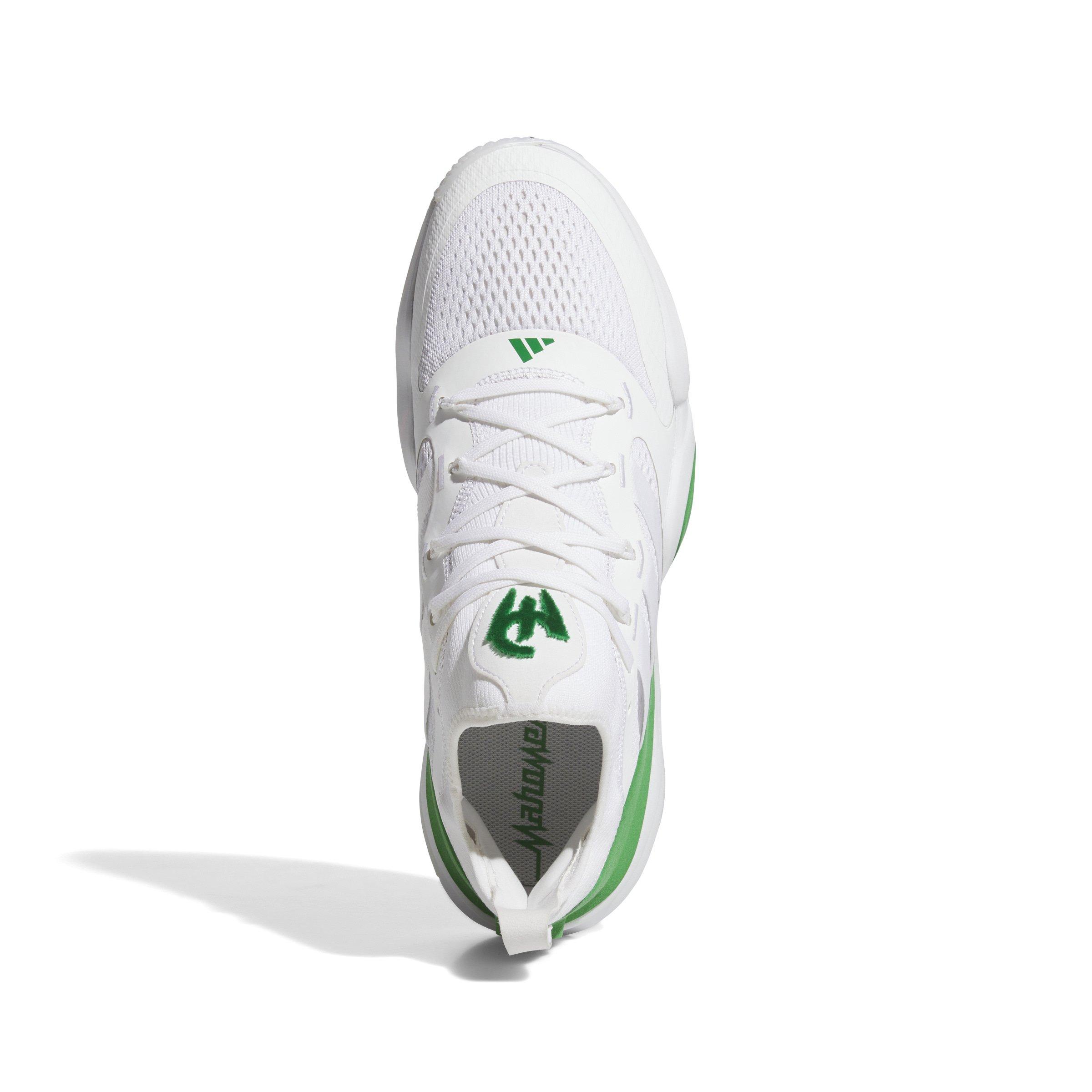 adidas Mahomes 2 Impact FLX Fairway Turf "Ftwr White/Ftwr White/Ftwr White" Unisex Football Shoe - WHITE/GREEN/WHITE Thumbnail View 6