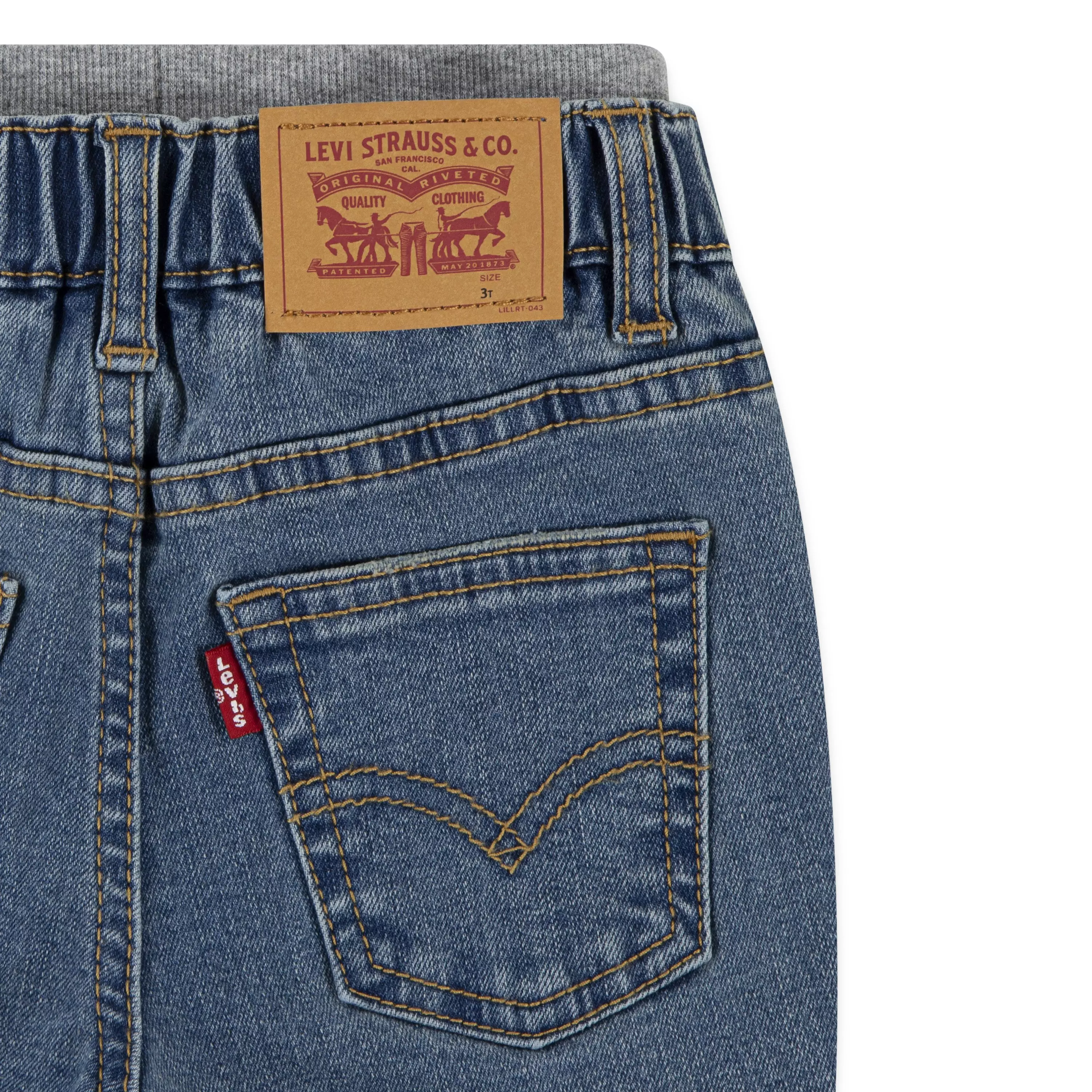Levi's Toddler Boys' Murphy Pull On Vintage Sky Pants - VINTAGE SKY