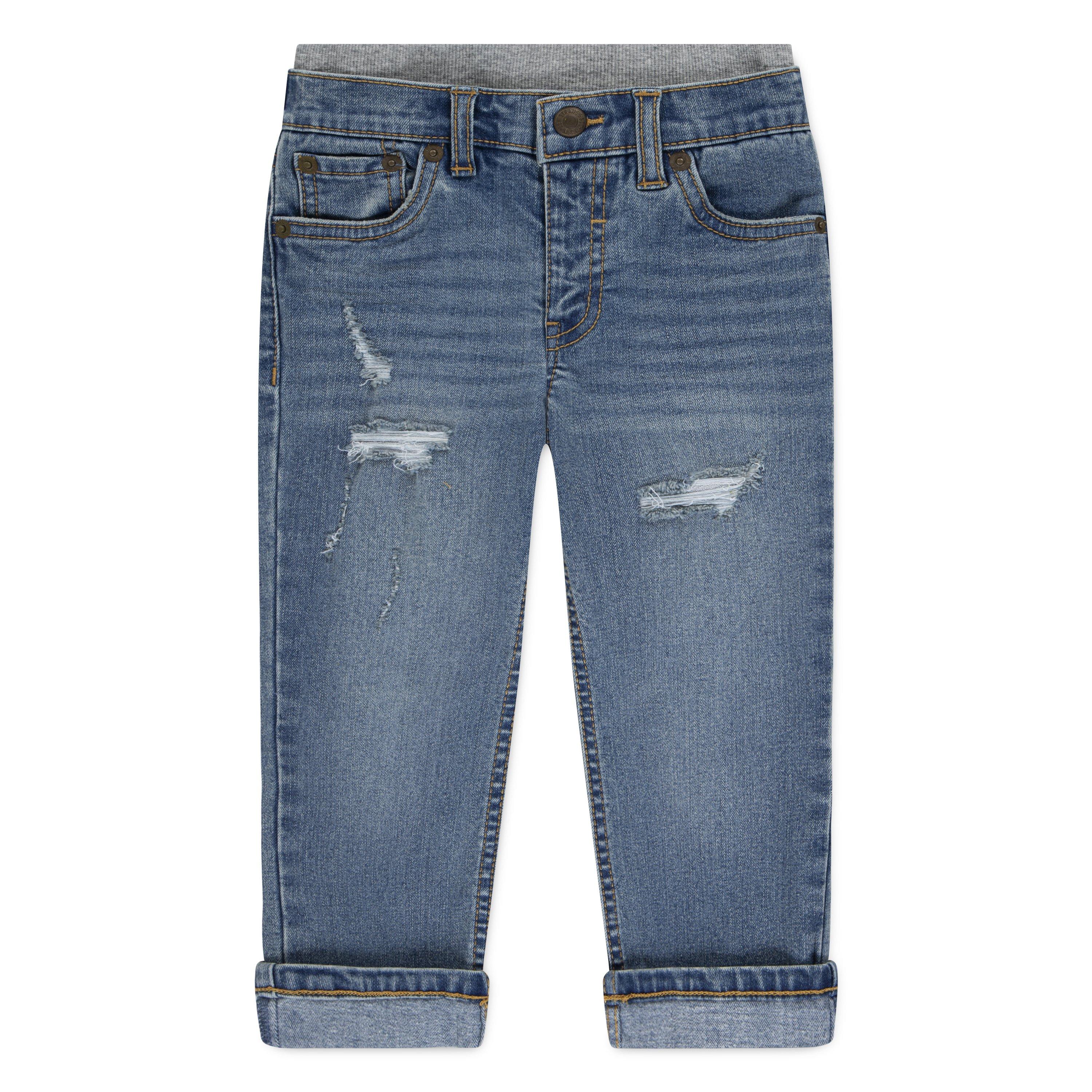Levi's Toddler Boys' Murphy Pull On Vintage Sky Pants - VINTAGE SKY Thumbnail View 6