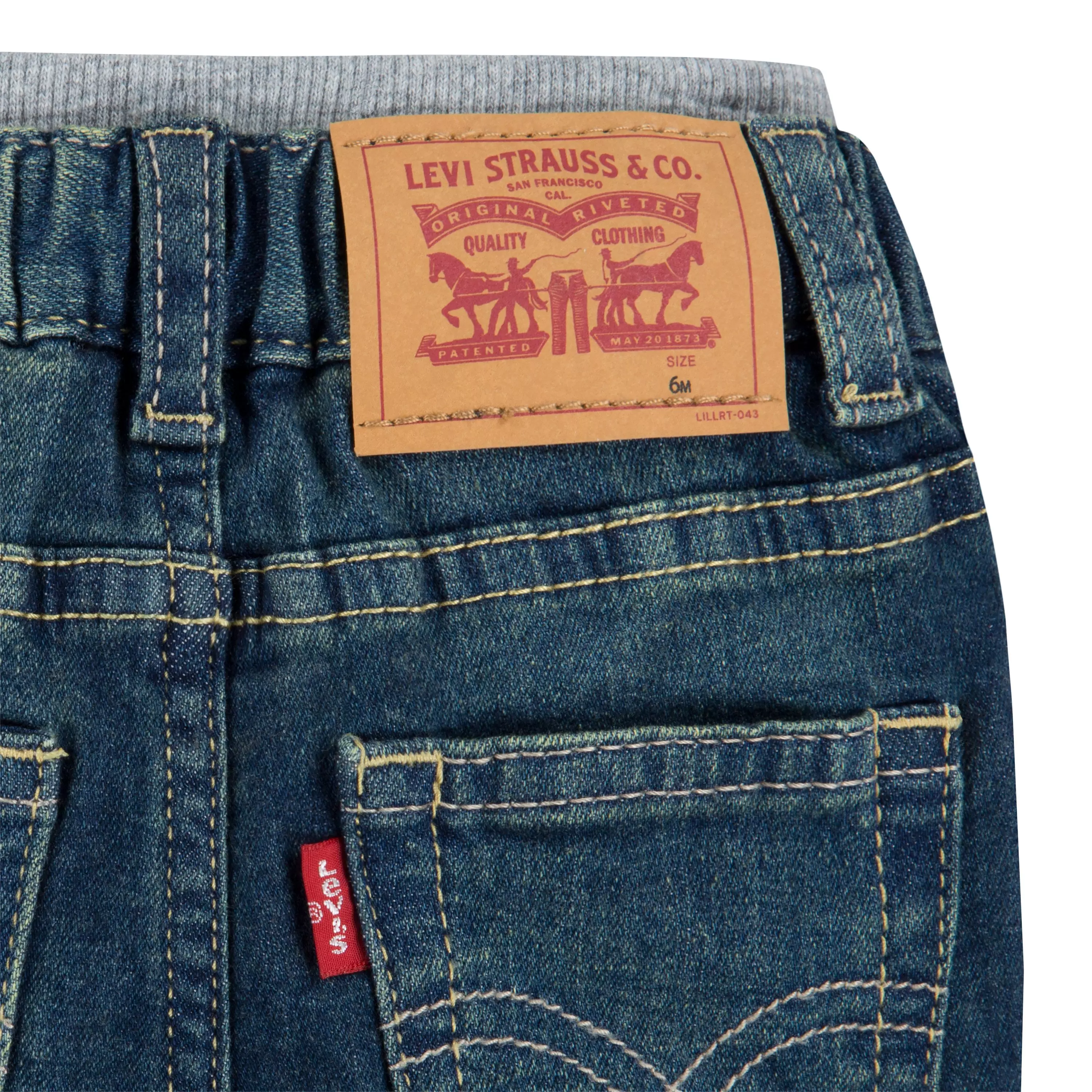 Levi's Murphy Pull On Infant Boys' Covered Up Pants - Blue - COVERED UP BLUE