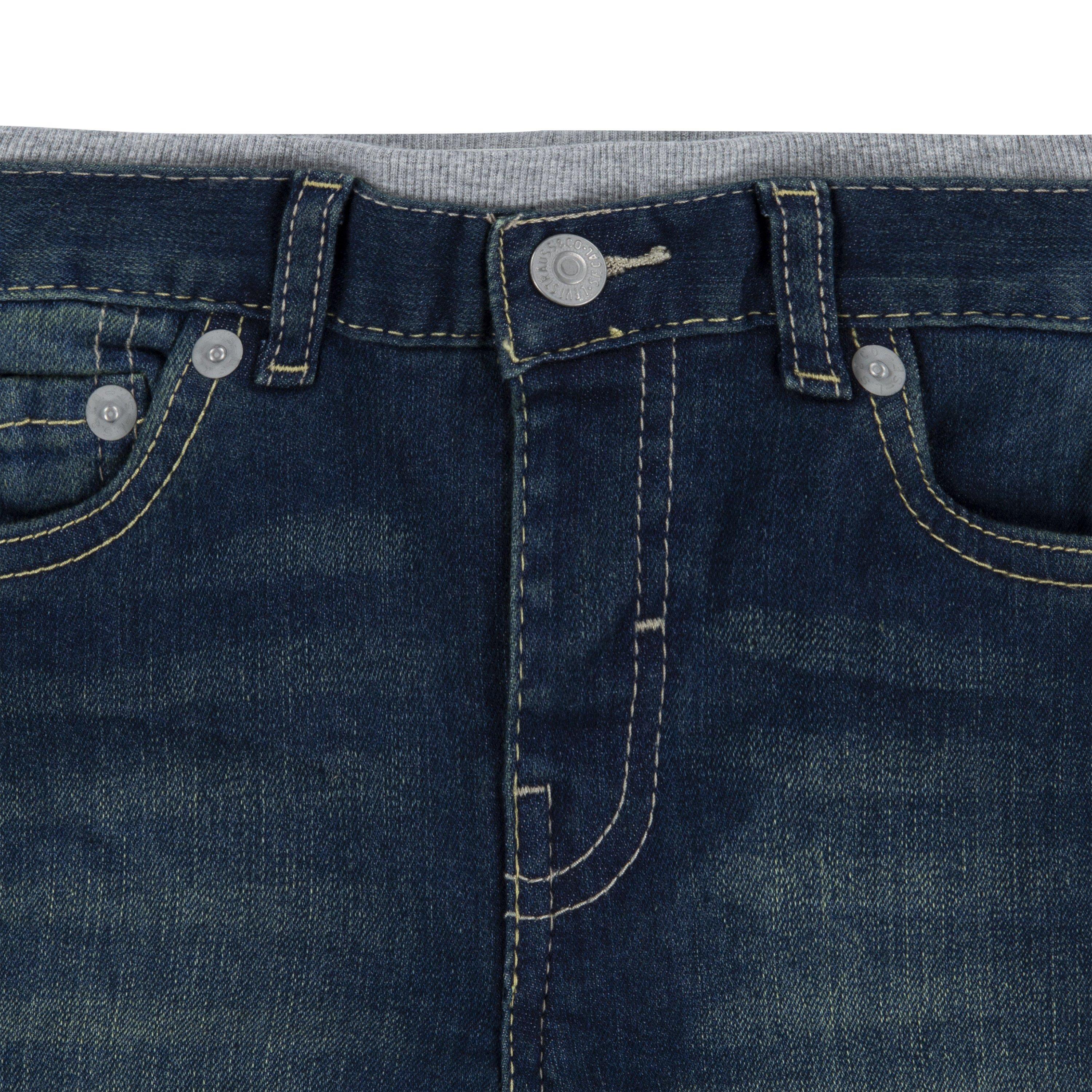 Levi's Murphy Pull On Baby Boys' Covered Up Pants - Blue - COVERED UP BLUE Thumbnail View 3