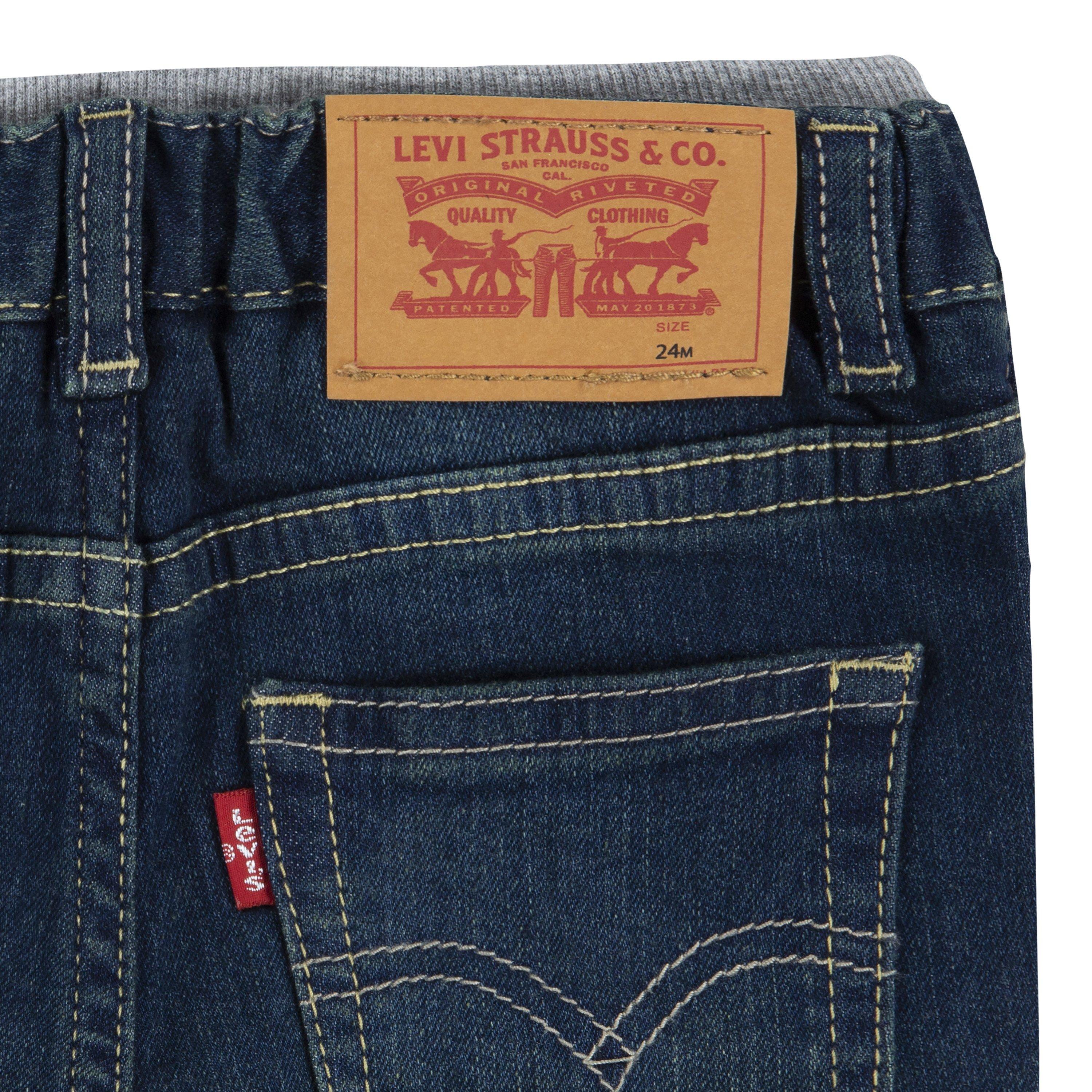 Levi's Murphy Pull On Baby Boys' Covered Up Blue Pants