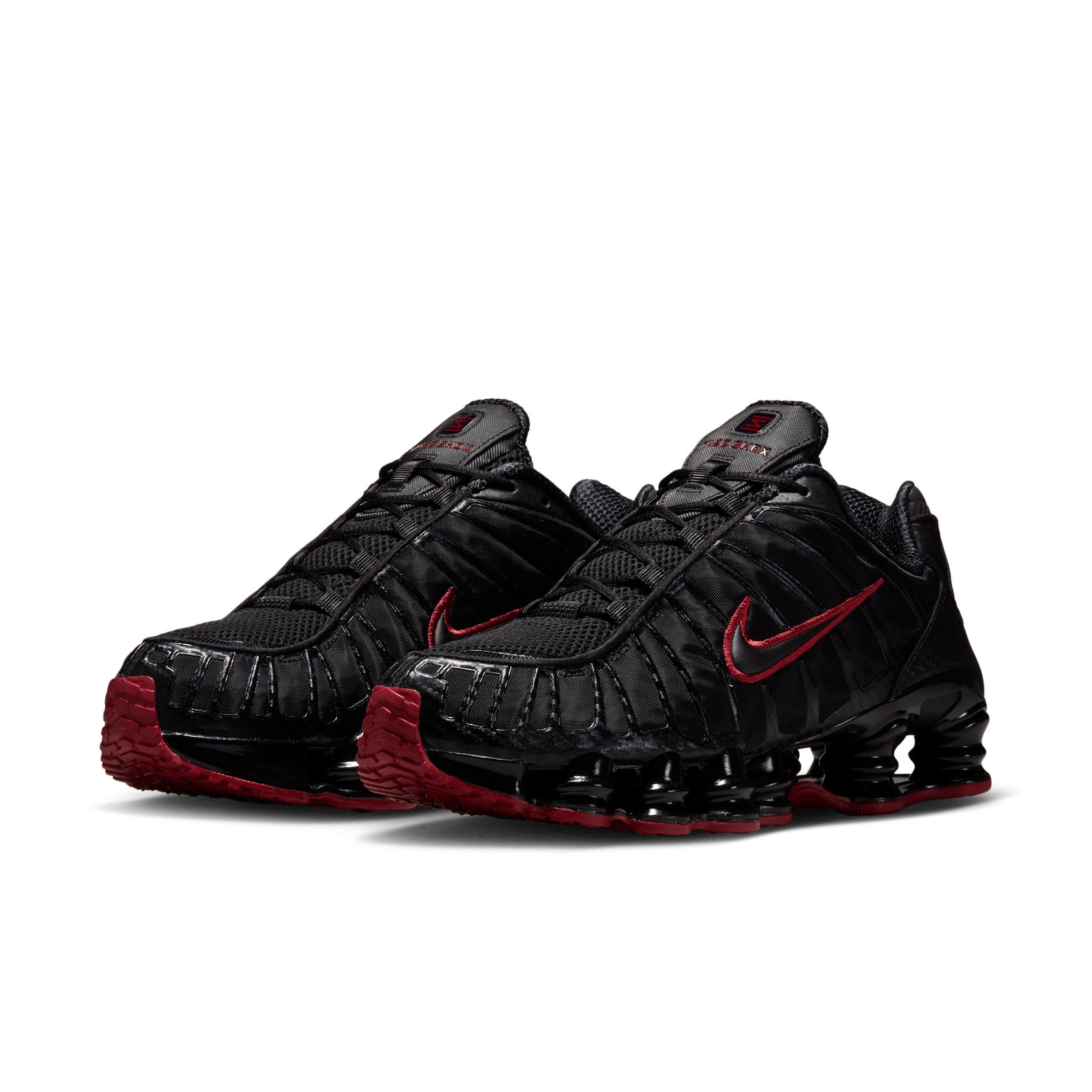 Nike Shox TL SE "Black/Tough Red/Black" Men's Shoe - BLACK/RED/BLACK Thumbnail View 3