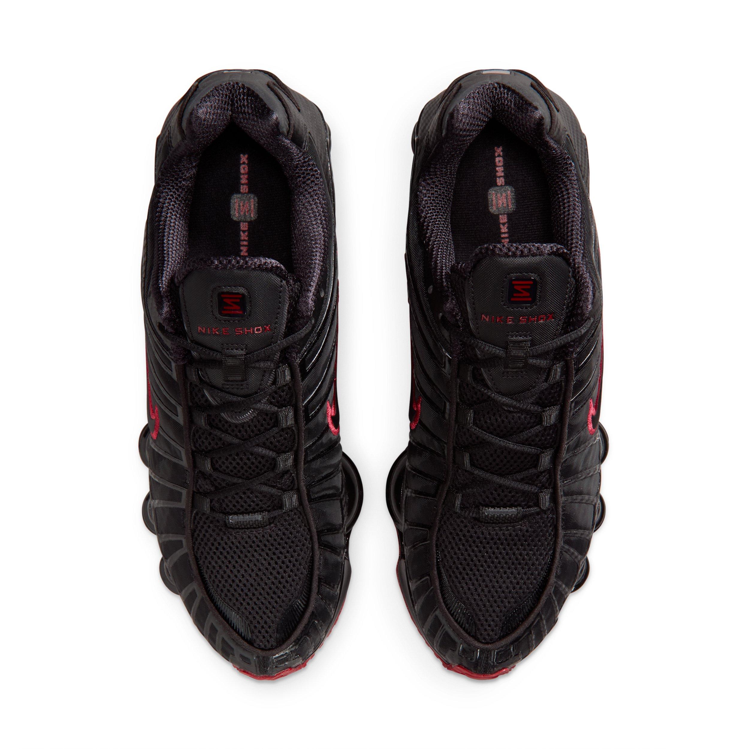 Nike Shox TL SE "Black/Tough Red/Black" Men's Shoe - BLACK/RED/BLACK Thumbnail View 4