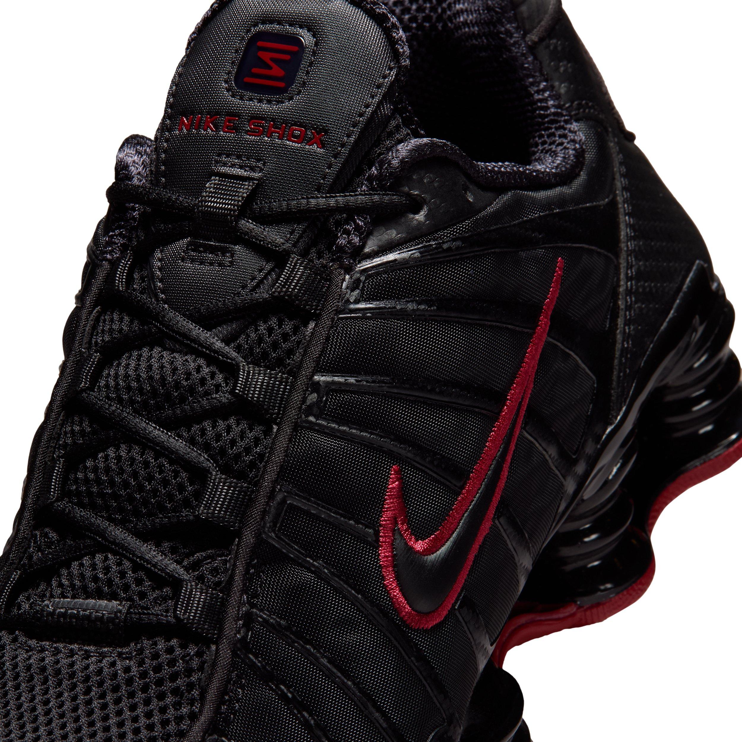 Nike Shox TL SE "Black/Tough Red/Black" Men's Shoe - BLACK/RED/BLACK Thumbnail View 7