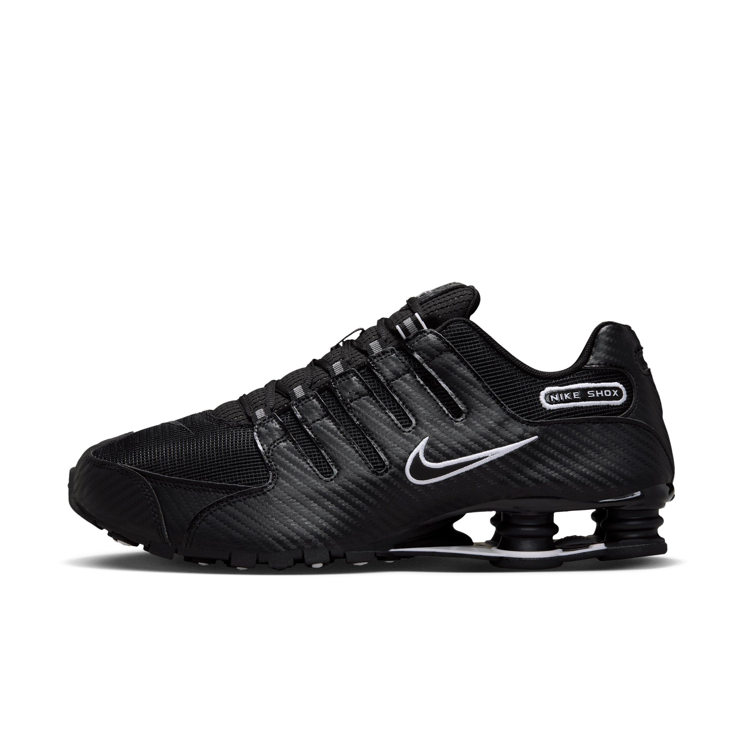 Nike Shox NZ "Black/White/Black" Men's Shoe - BLACK/WHITE/BLACK Thumbnail View 2