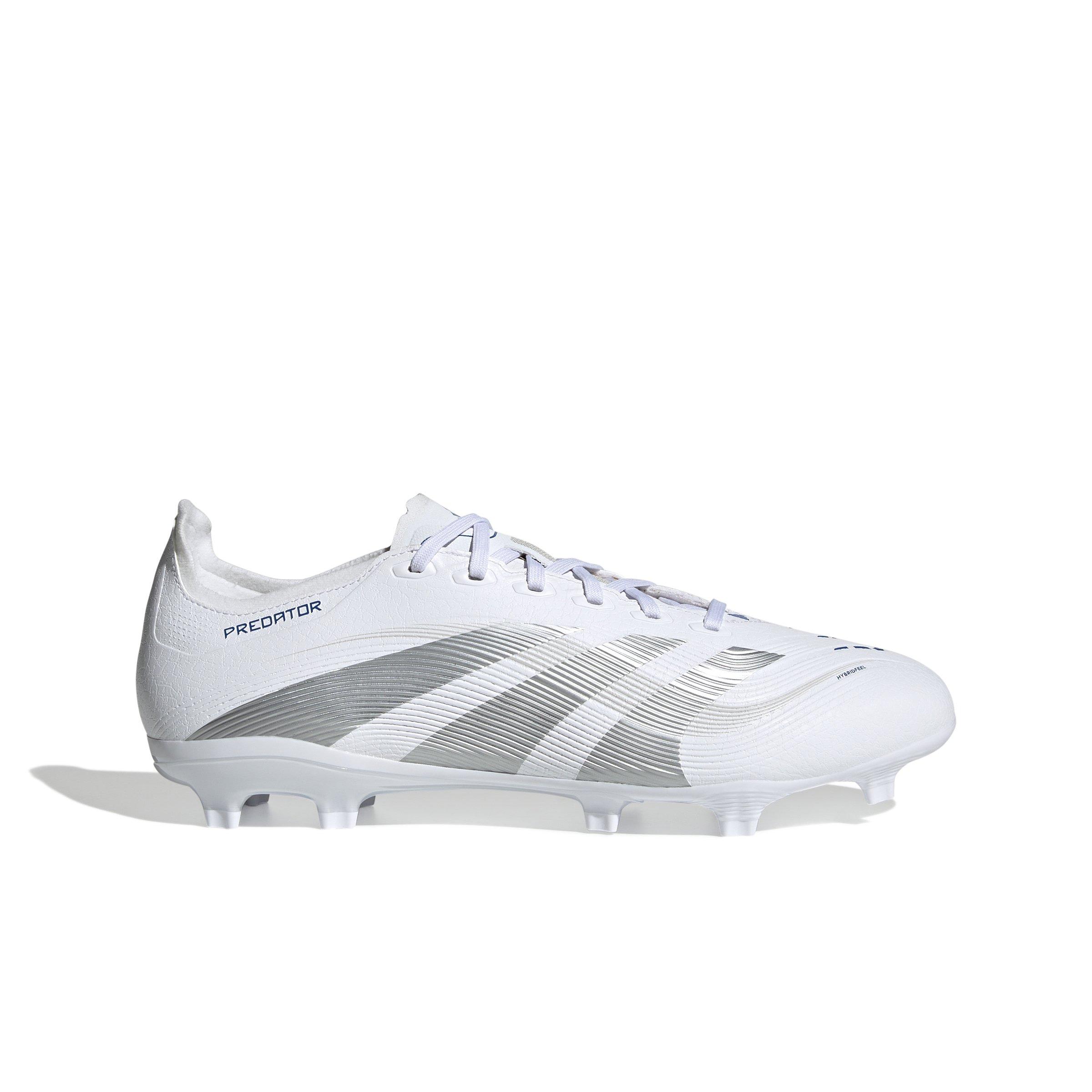 adidas Predator League MG "Ftwr White/Silver Metallic/Bright Royal" Unisex Soccer Cleat - WHITE/SILVER/ROYAL Thumbnail View 1