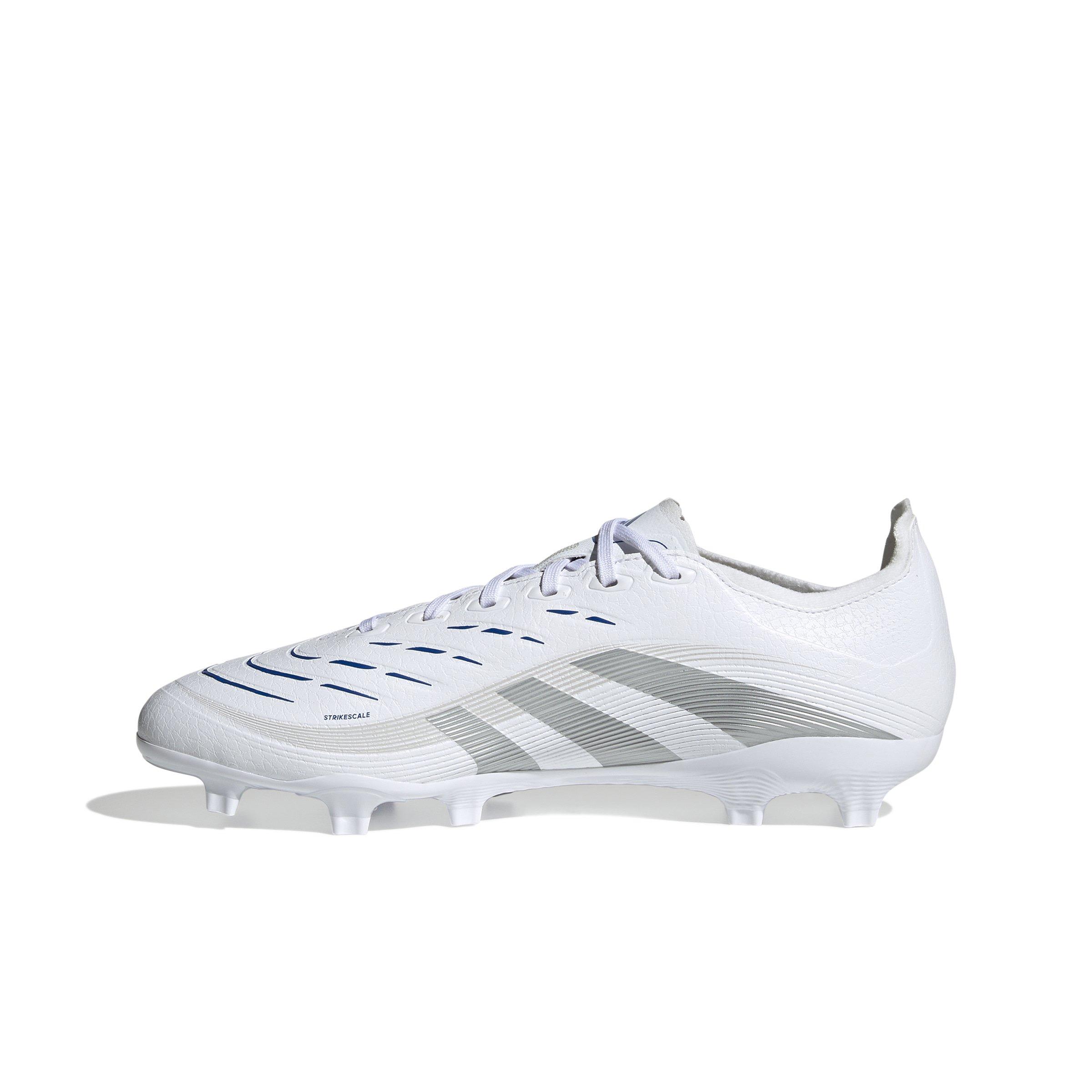 adidas Predator League MG "Ftwr White/Silver Metallic/Bright Royal" Unisex Soccer Cleat - WHITE/SILVER/ROYAL Thumbnail View 2