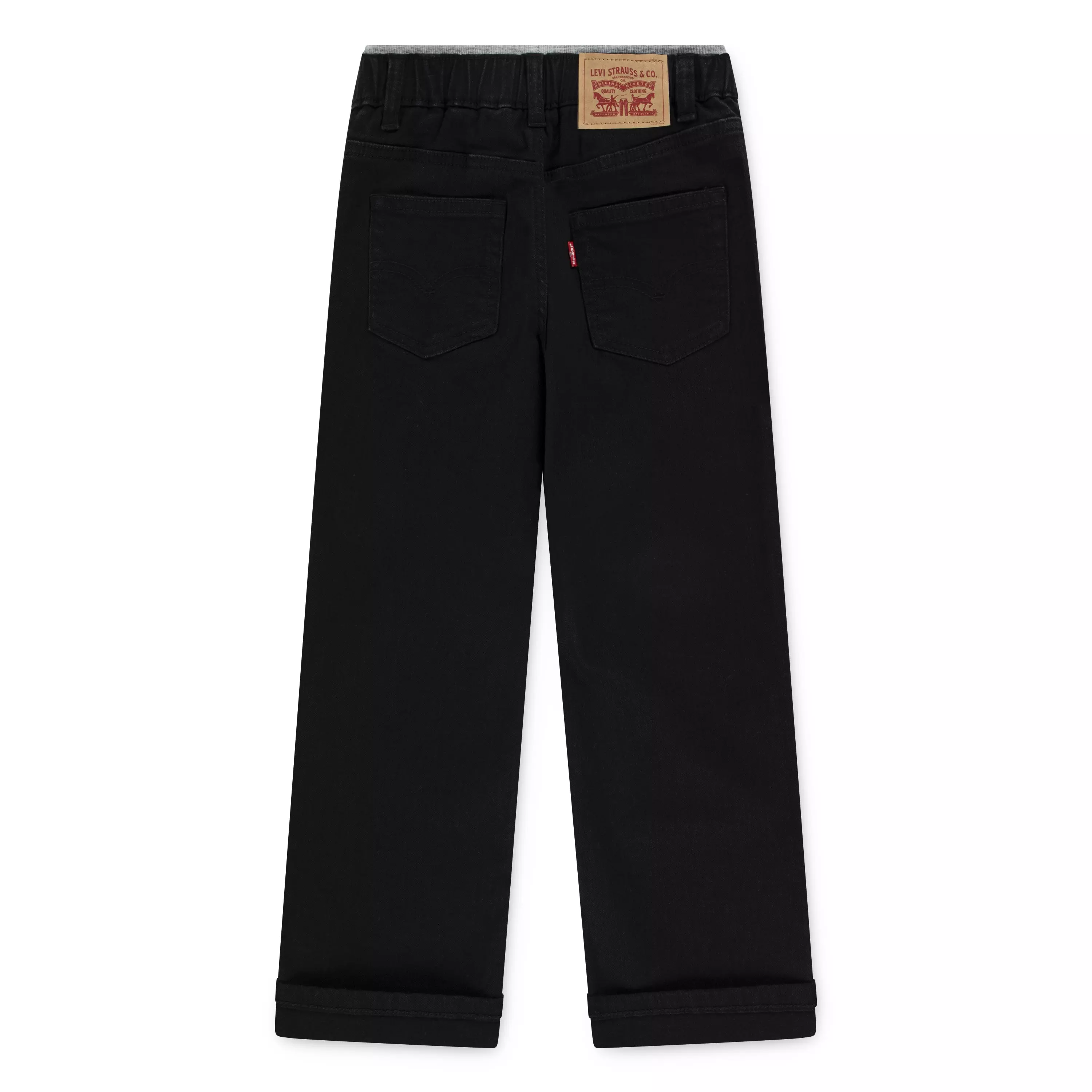 Levi's Little Boys' Murphy Pull On Pants - Black - BLACK