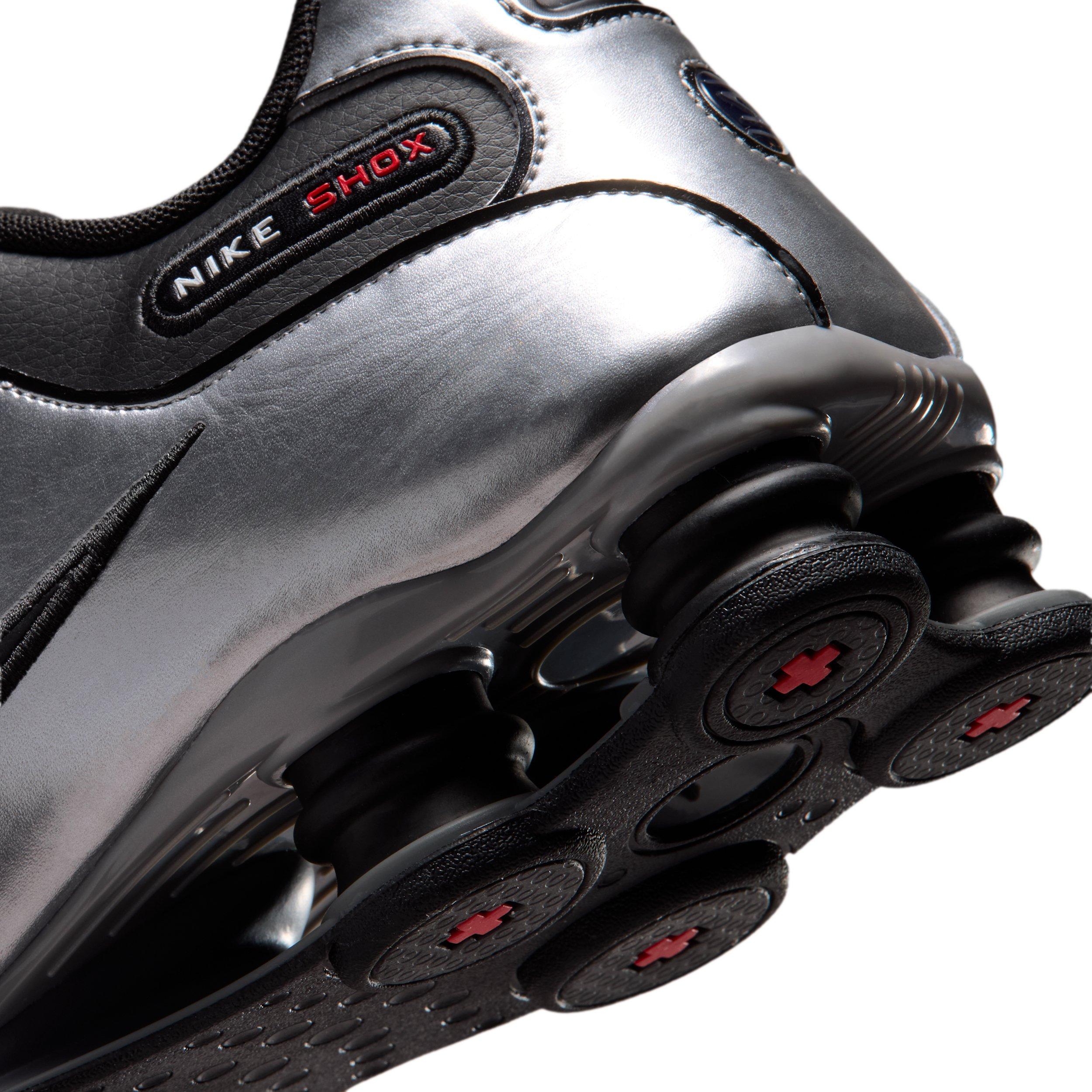Nike Shox NZ "Black/Metallic Silver/University Red/Black" Men's Shoe - BLACK/SILVER/RED/BLACK Thumbnail View 8