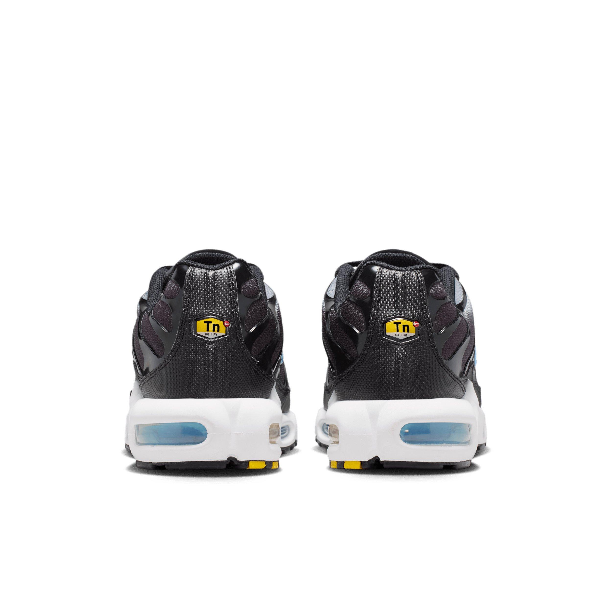 Nike Air Max Plus "Black/Light Smoke Grey/White/Football Blue" Men's Shoe - BLACK/LT GREY/WHITE/BLUE Thumbnail View 5