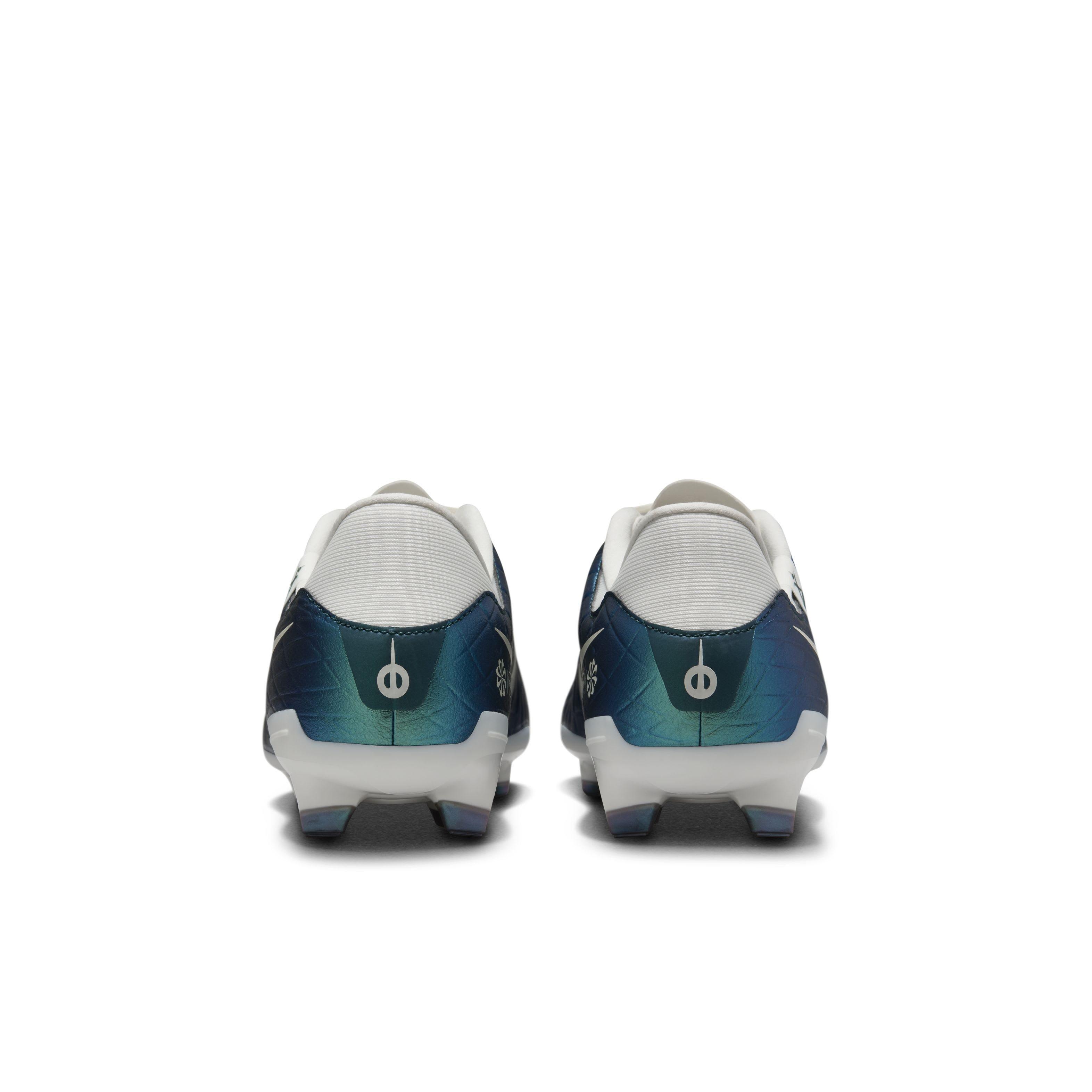 Nike Tiempo Legend 10 Academy 30 FG/MG "Dark Atomic Teal/Sail" Men's Soccer Cleat - DK TEAL/SAIL Thumbnail View 5