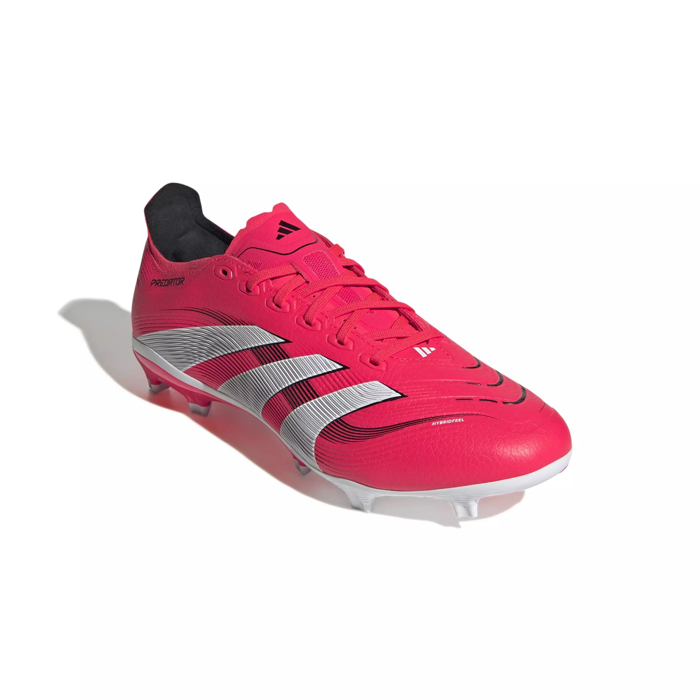 adidas Predator League MG "Lucid Red/Ftwr White/Core Black" Unisex Soccer Cleat - RED/WHITE/BLACK
