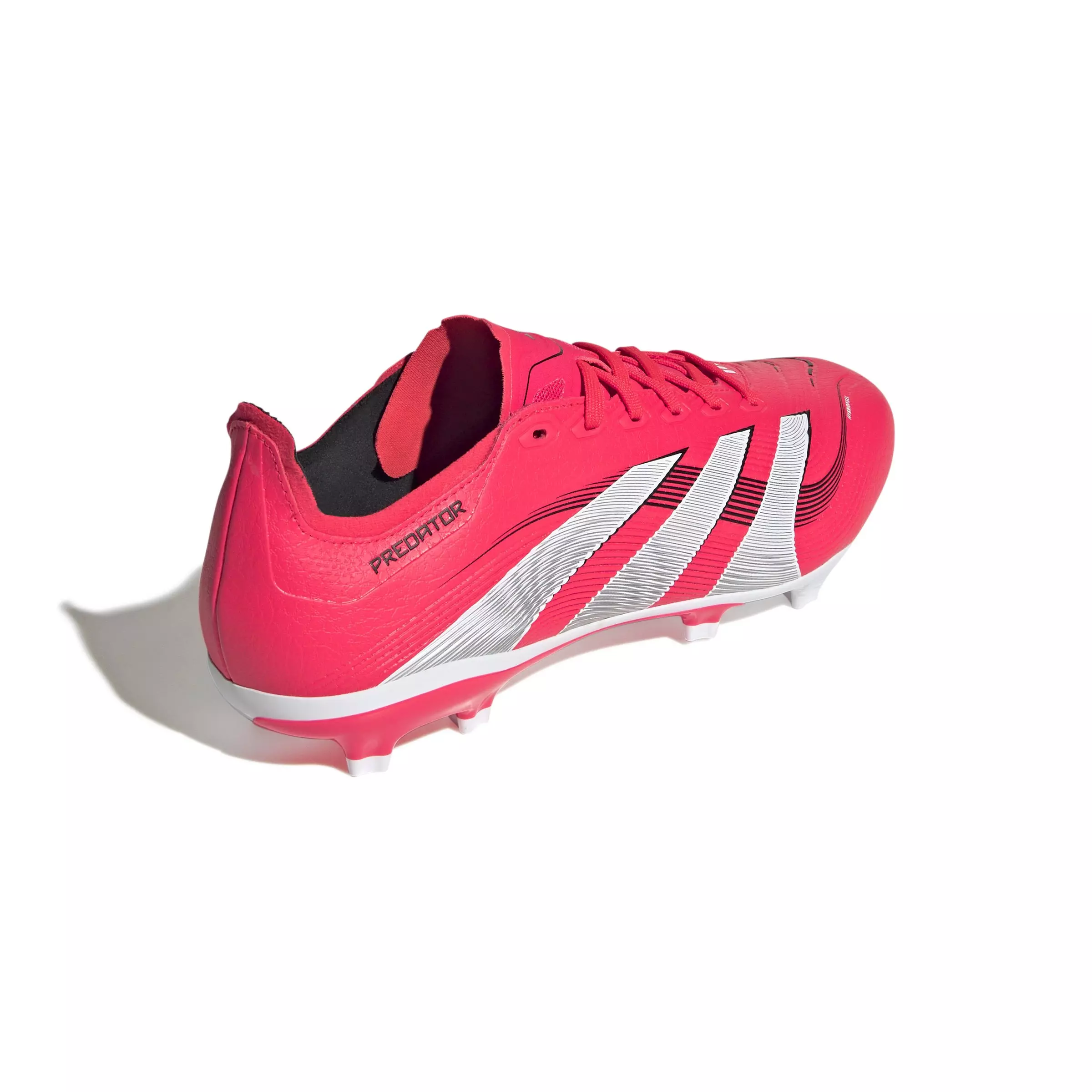 adidas Predator League MG "Lucid Red/Ftwr White/Core Black" Unisex Soccer Cleat - RED/WHITE/BLACK
