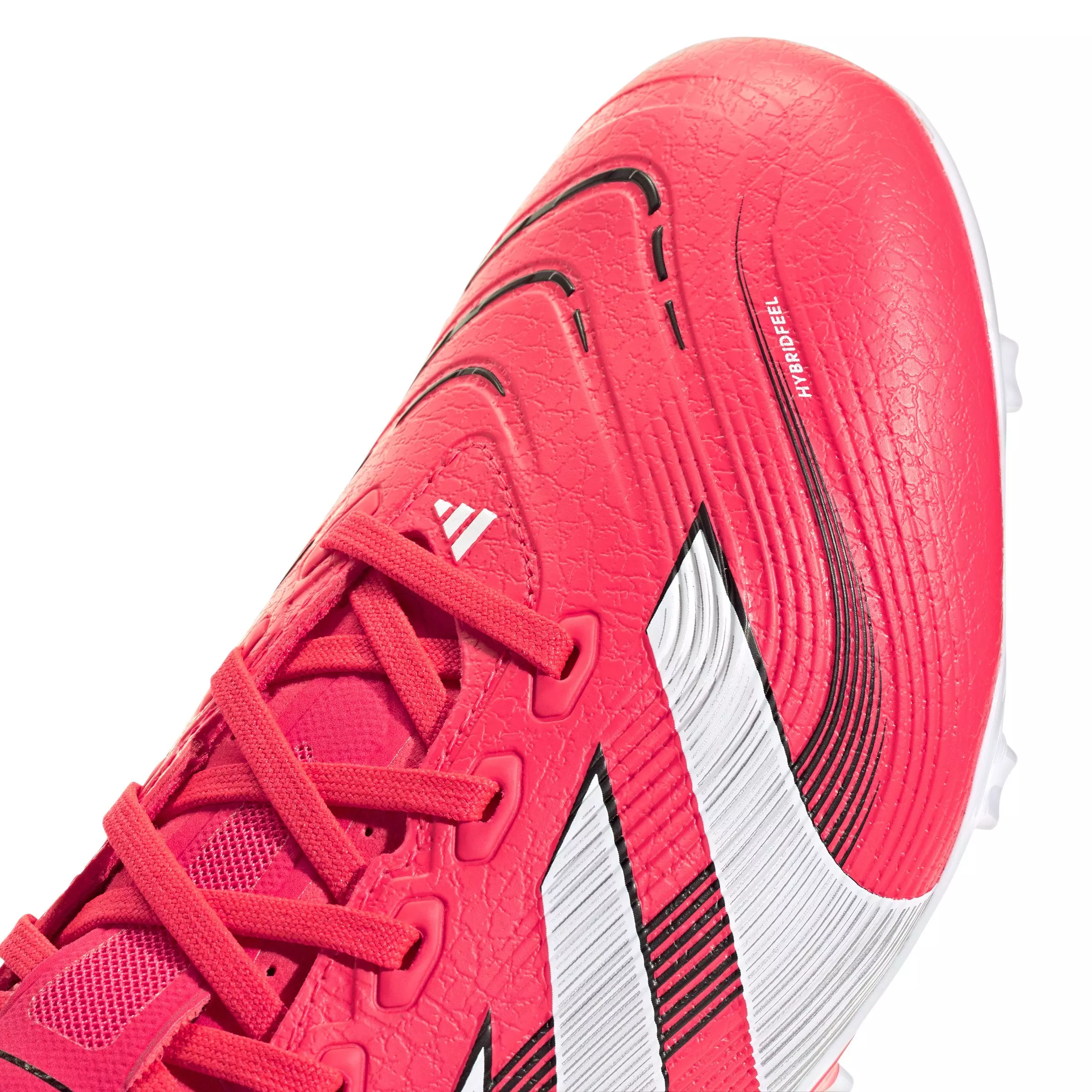 adidas Predator League MG "Lucid Red/Ftwr White/Core Black" Unisex Soccer Cleat - RED/WHITE/BLACK