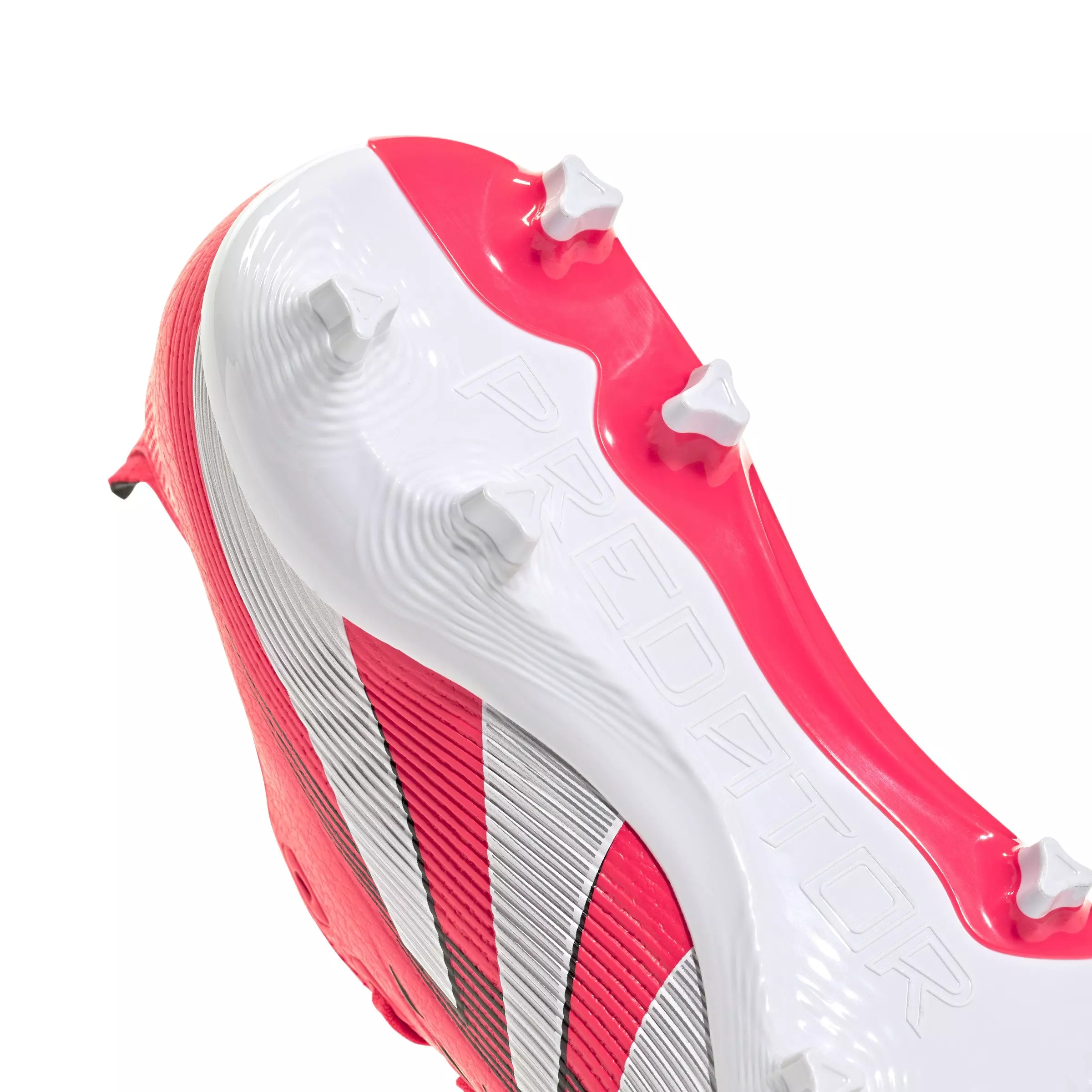 adidas Predator League MG "Lucid Red/Ftwr White/Core Black" Unisex Soccer Cleat - RED/WHITE/BLACK