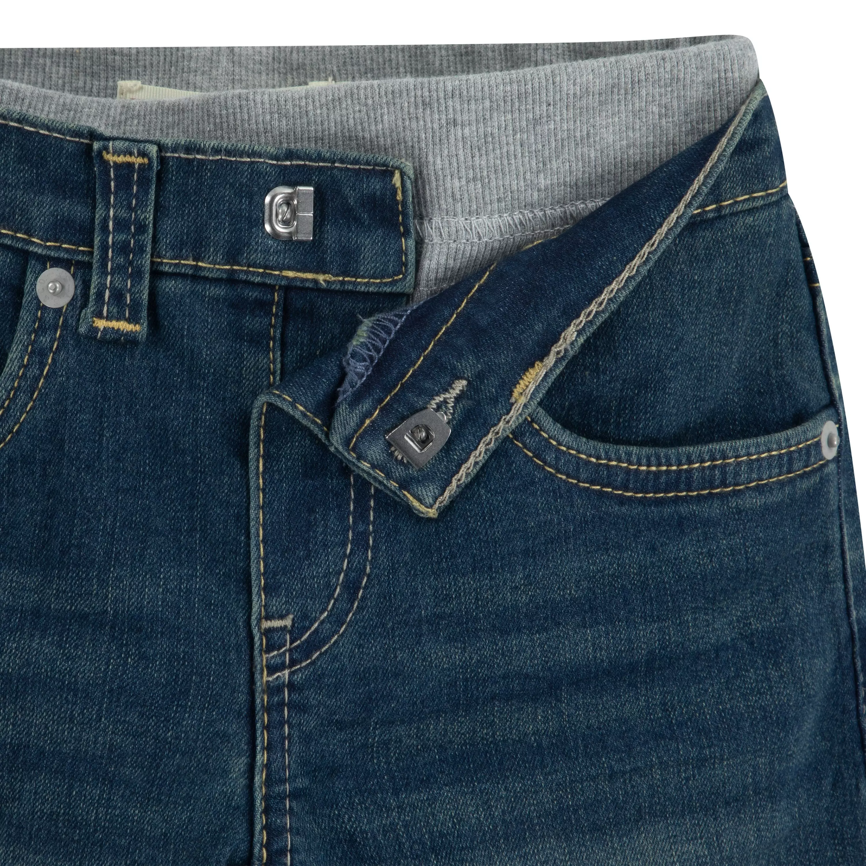 Levi's Murphy Pull On Little Boys' Covered Up Blue Pants - COVERED UP BLUE