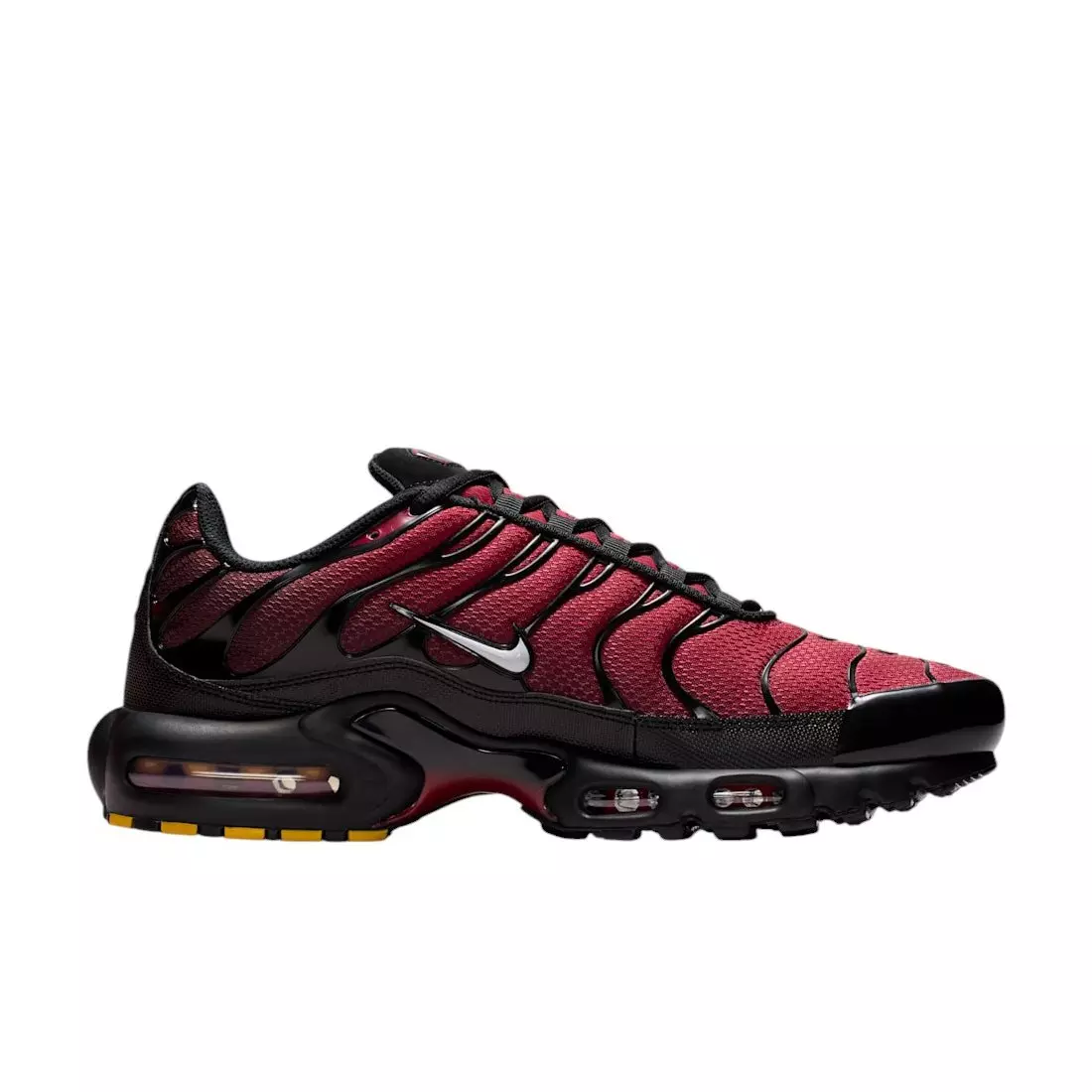 Nike Air Max Plus "Tough Red/Black/Mystic Dates/Grey Fog" Men's Shoe - RED/BLACK/DATES/GREY