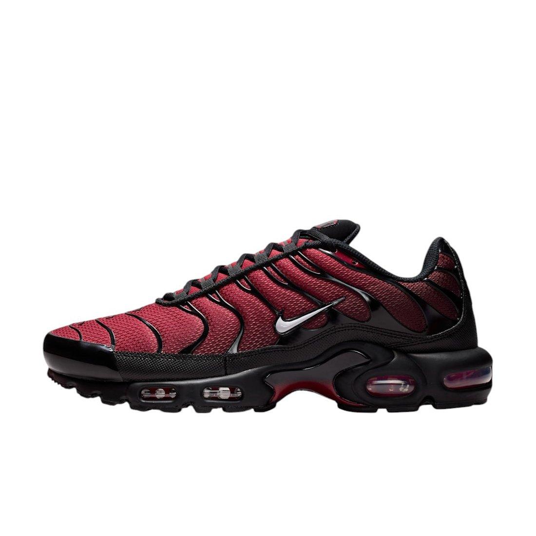 Nike Air Max Plus "Tough Red/Black/Mystic Dates/Grey Fog" Men's Shoe - RED/BLACK/DATES/GREY