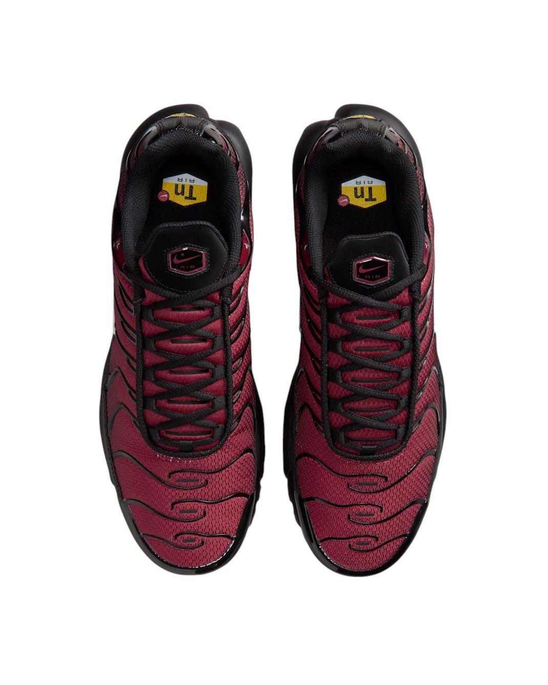 Nike Air Max Plus "Tough Red/Black/Mystic Dates/Grey Fog" Men's Shoe - RED/BLACK/DATES/GREY