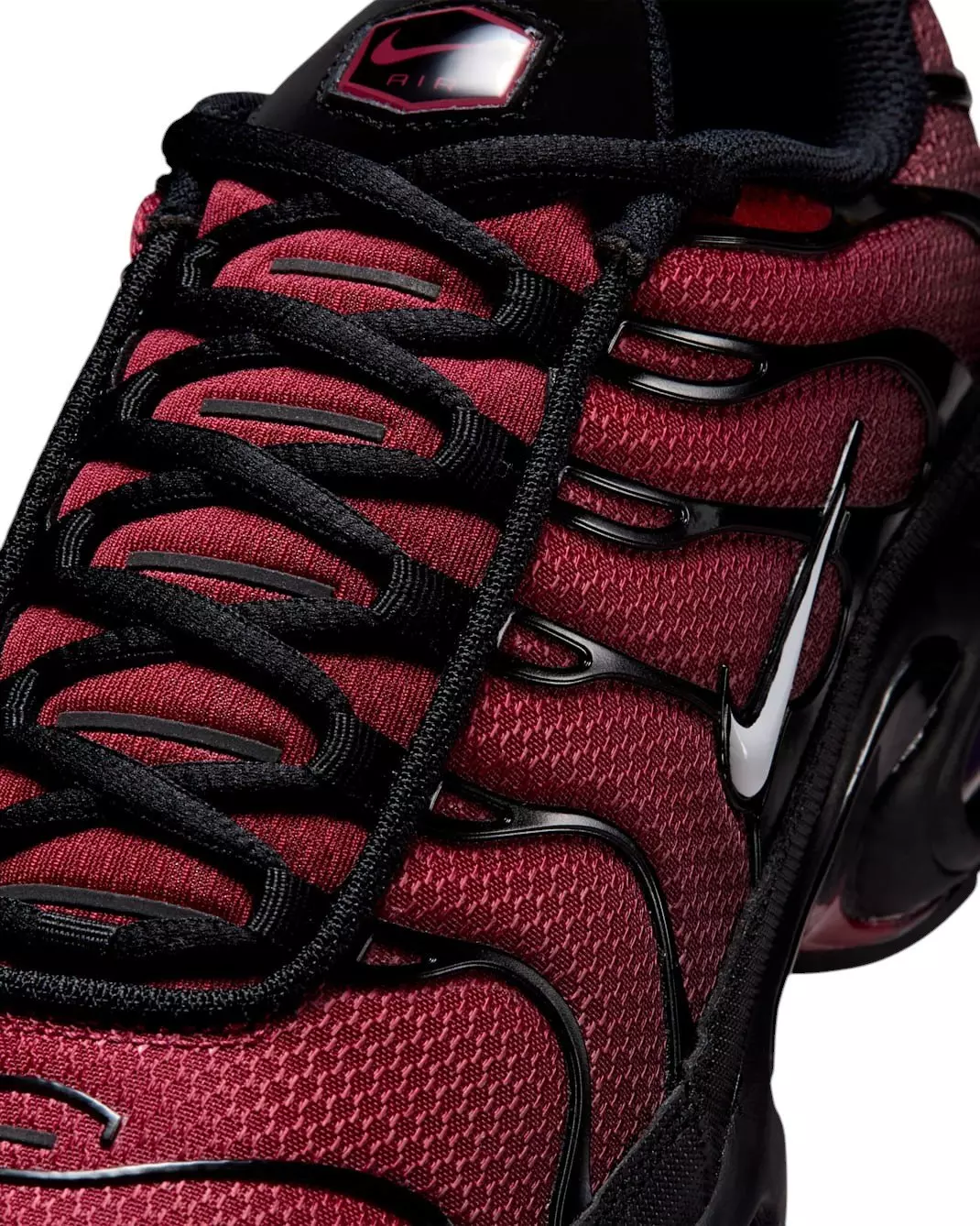 Nike Air Max Plus "Tough Red/Black/Mystic Dates/Grey Fog" Men's Shoe - RED/BLACK/DATES/GREY