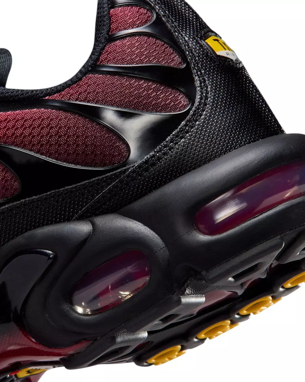 Nike Air Max Plus "Tough Red/Black/Mystic Dates/Grey Fog" Men's Shoe - RED/BLACK/DATES/GREY